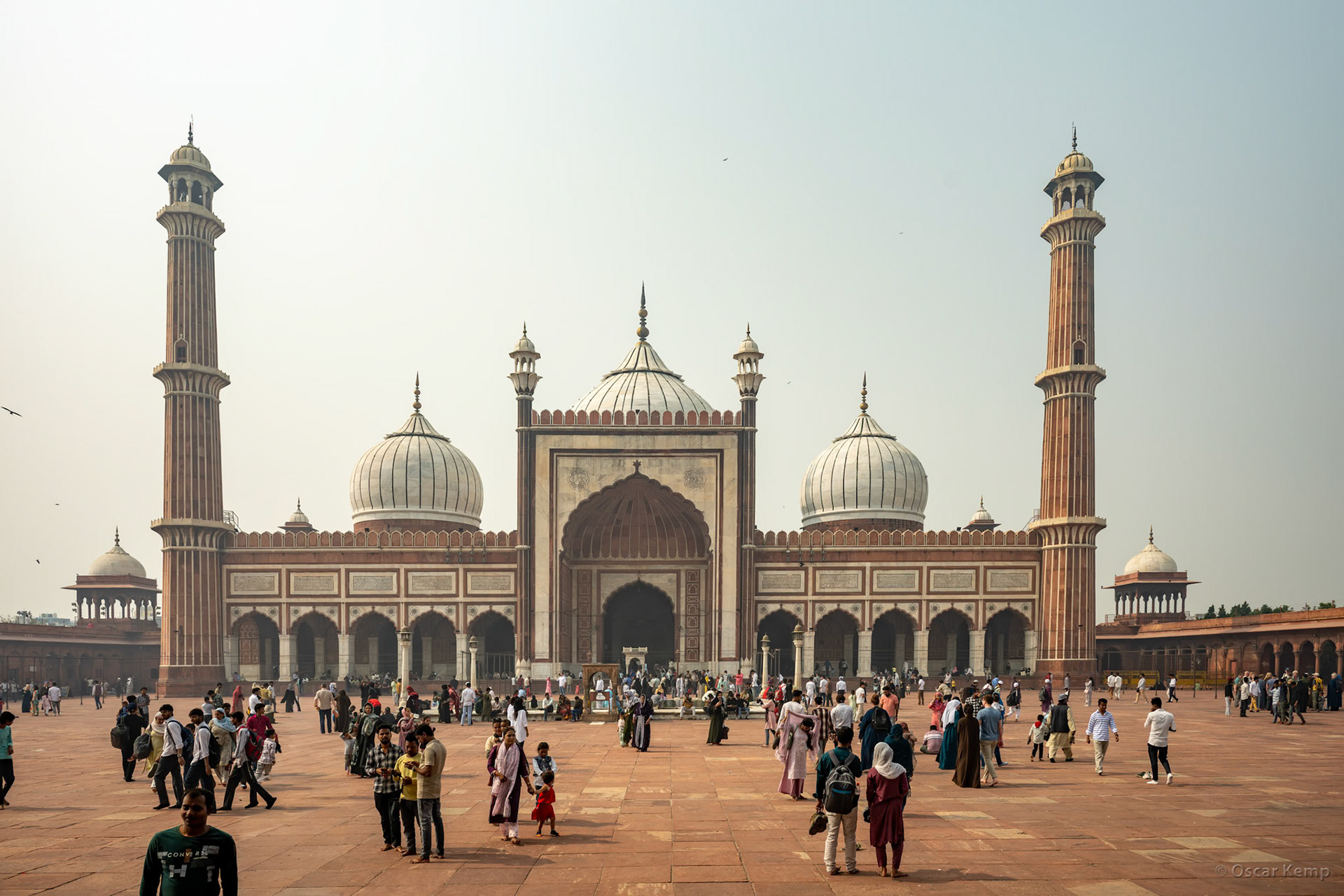 Old Delhi-Chandi Chowk / Masjid-i-Jehan-Numa or Jama Masjid: the imperial mosque of former Mughal emperors [India 2025 11]