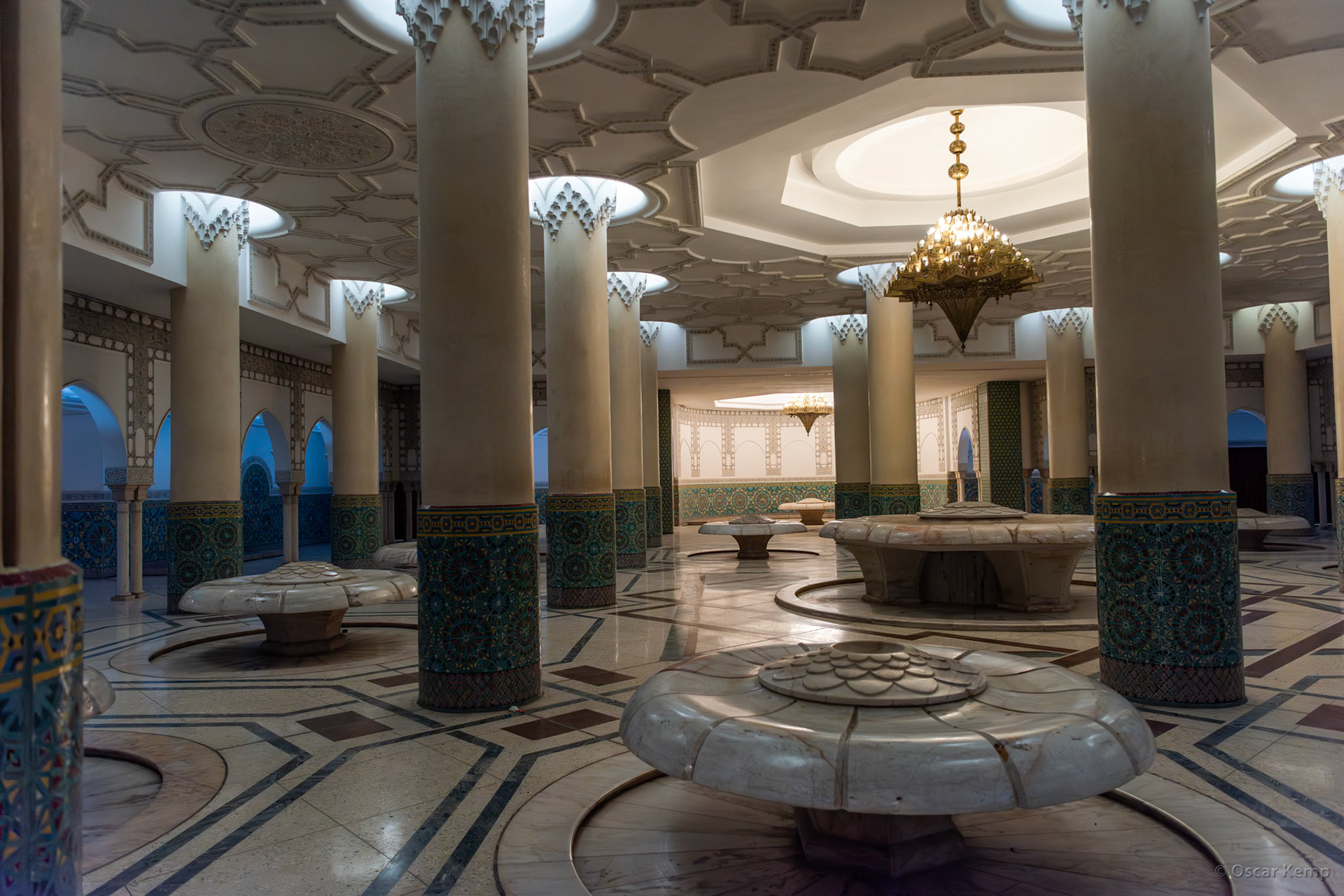 Casablanca-Hassan II Mosque / Public bathroom (Hammam) [Marocco, 2025 02]