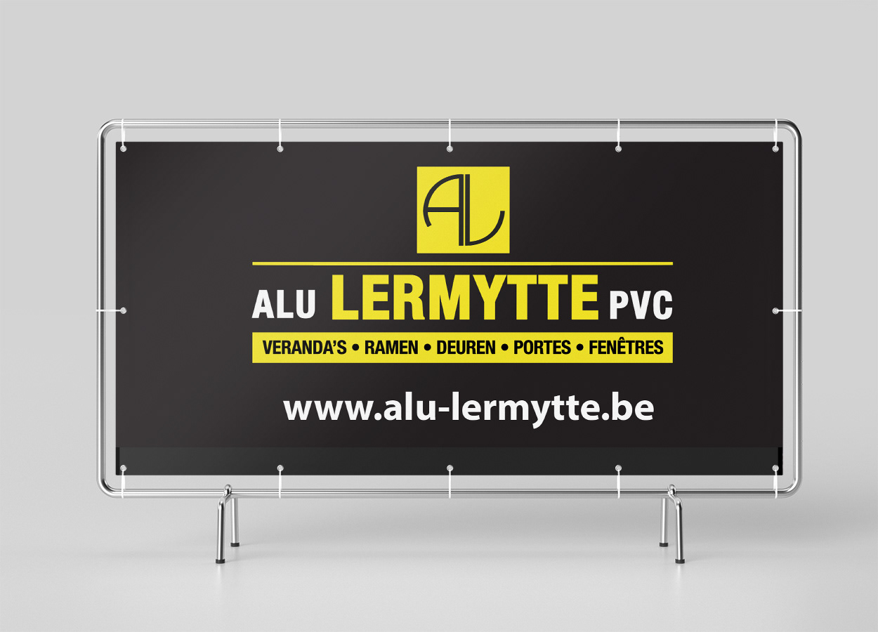 Werfbanner Alu Lermytte
