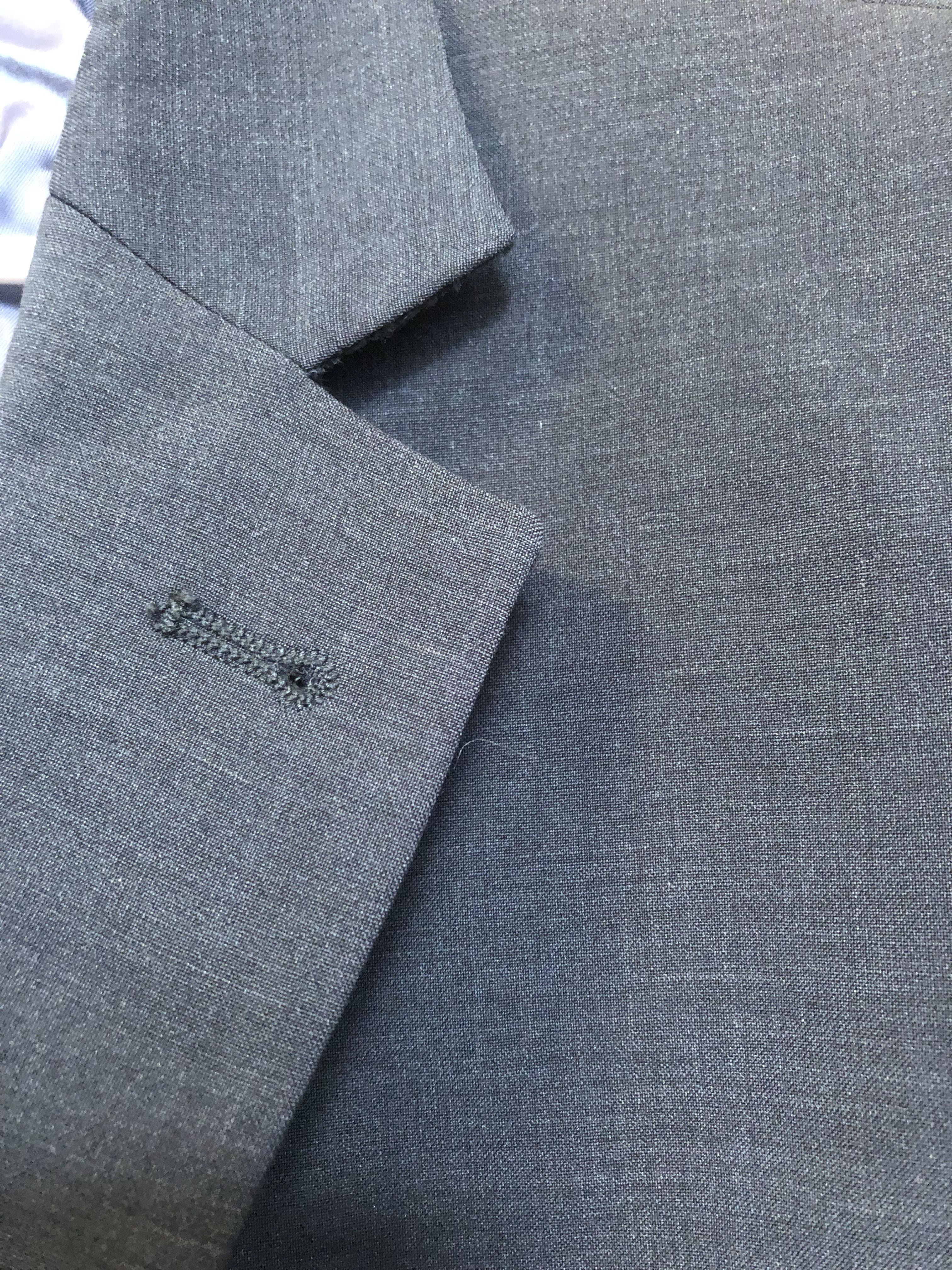 30 € - fine wool work blazer - beautiful blazer, with the most special distorted print <3 brand: armand thierry size: XL blessed with crazy sexy screenprinting.