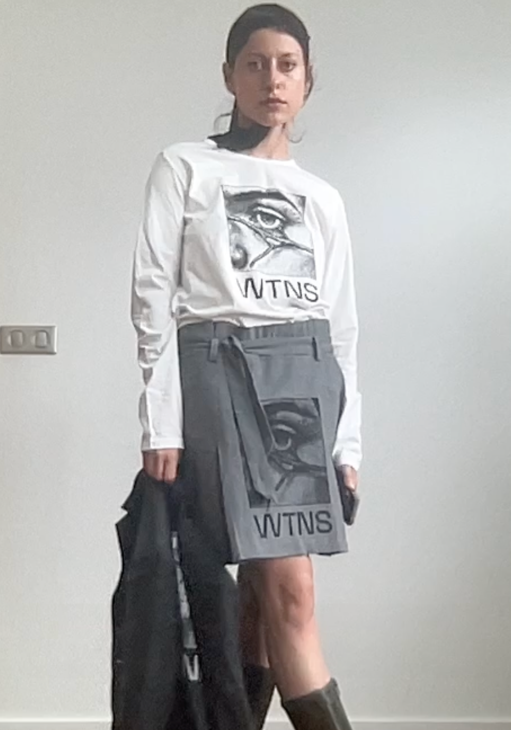 15 € - long sleeve - simple, perfect and even better! brand: kiabi size: XL blessed with crazy sexy screenprinting.