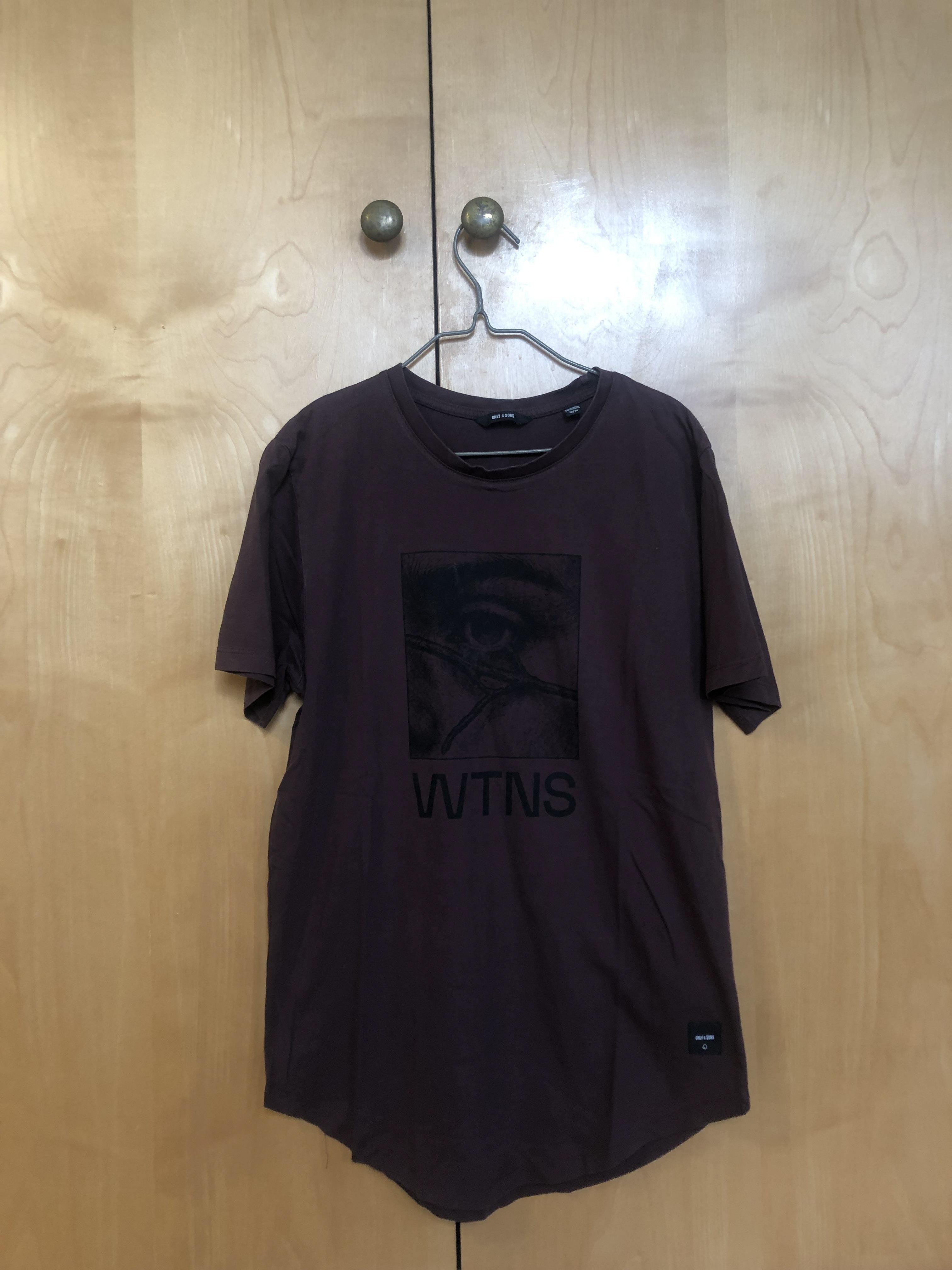 10 € - aubergine shirt - italian man typa fit - size L