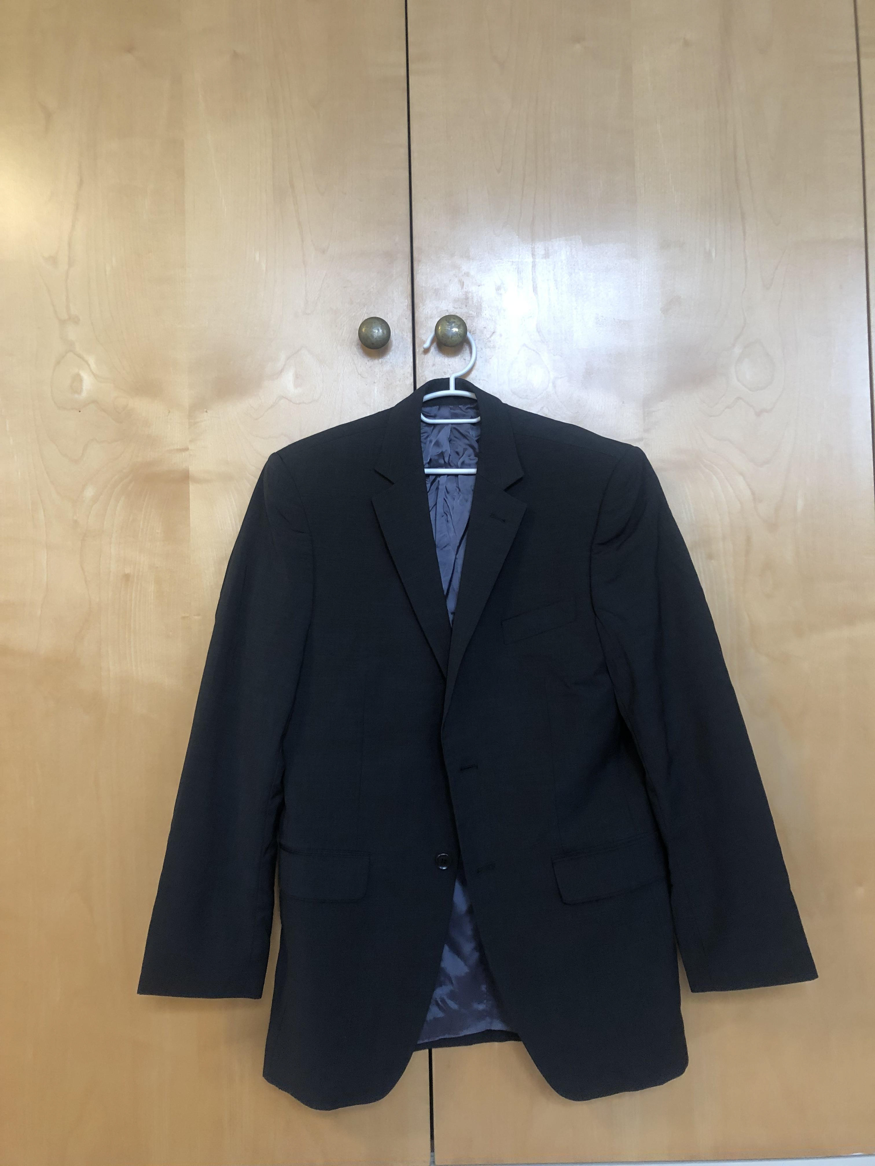 30 € - fine wool work blazer - beautiful blazer, with the most special distorted print <3 brand: armand thierry size: XL blessed with crazy sexy screenprinting.