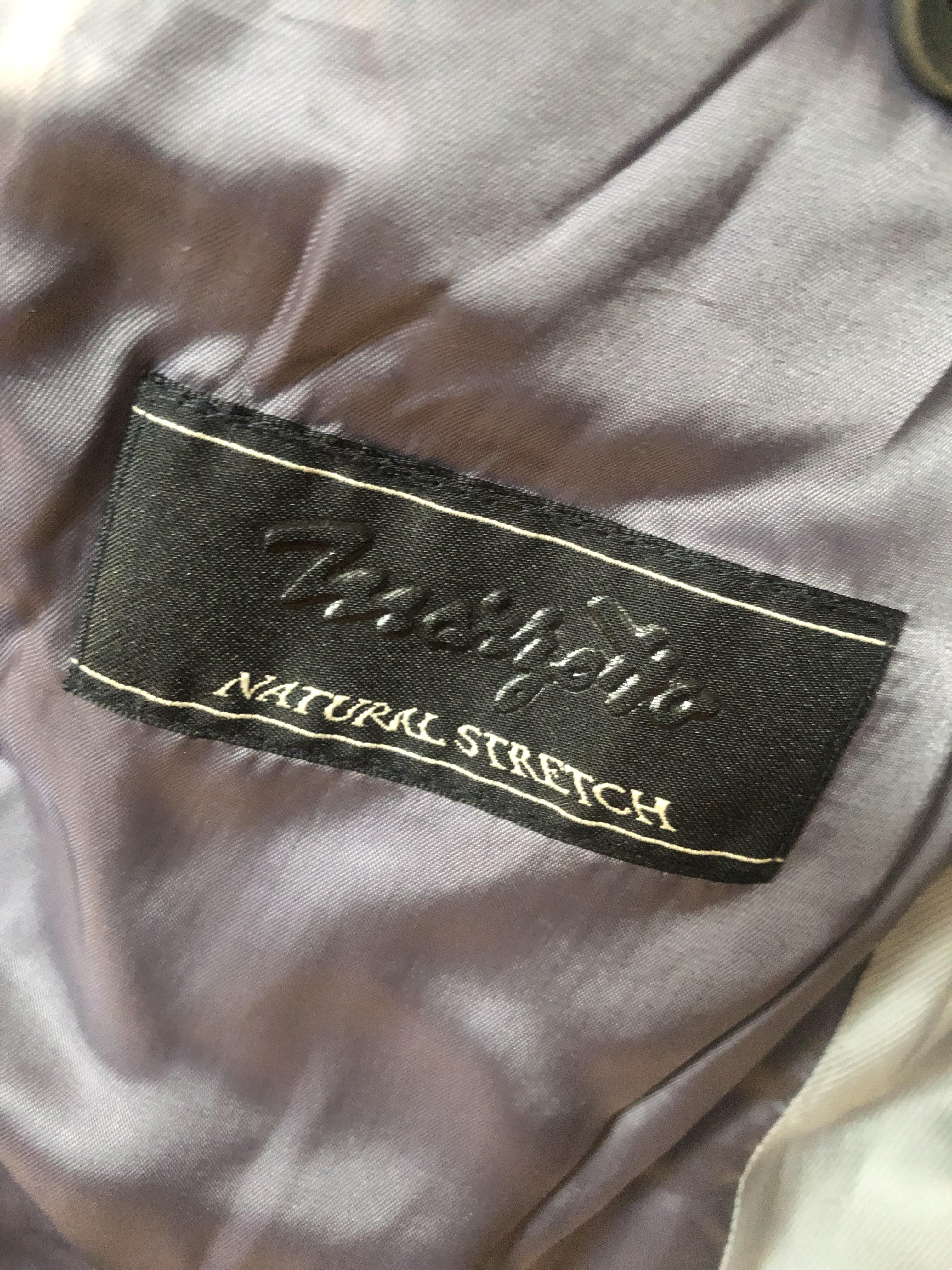 30 € - fine wool work blazer - beautiful blazer, with the most special distorted print <3 brand: armand thierry size: XL blessed with crazy sexy screenprinting.