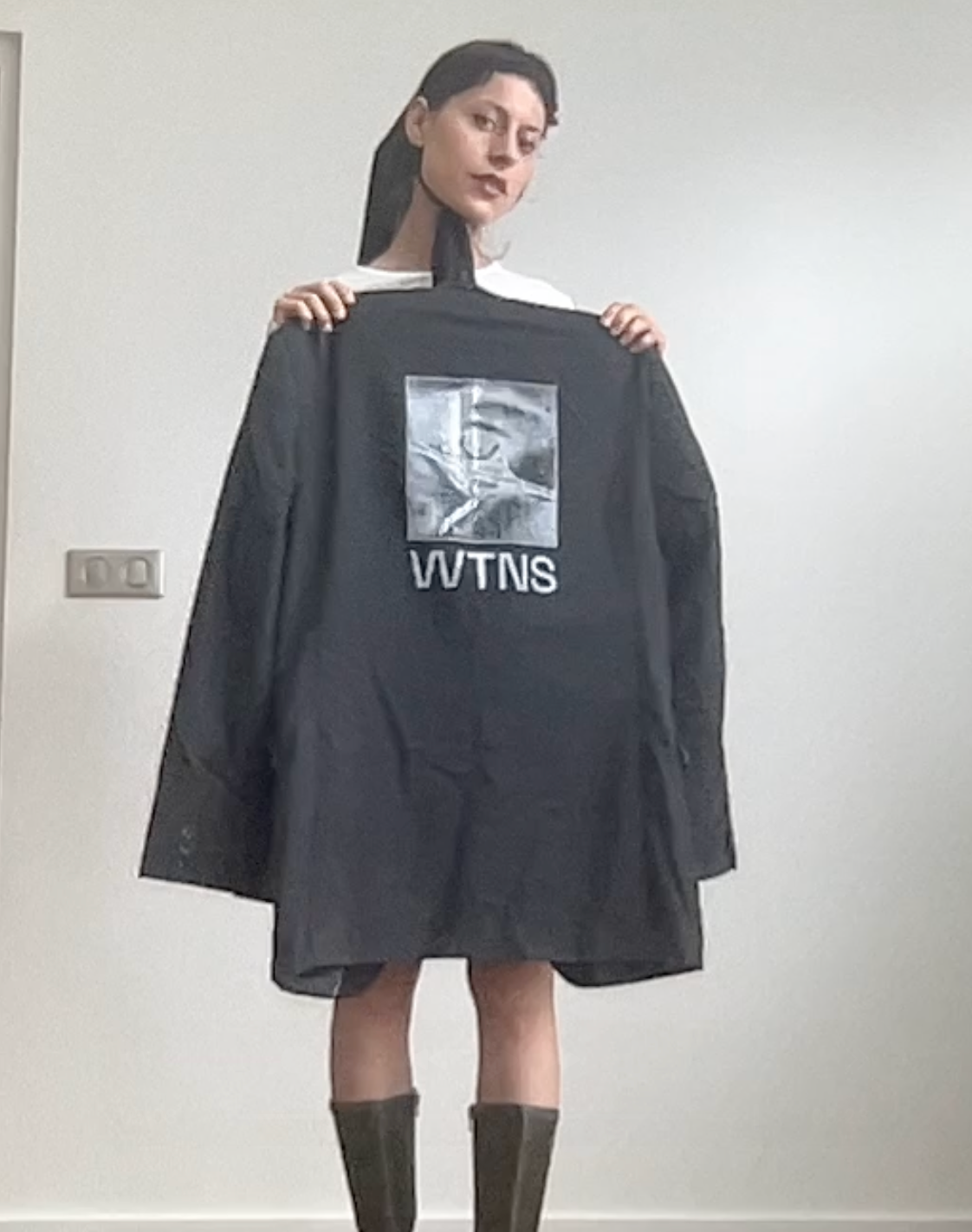 30 € - fine wool work blazer - beautiful blazer, with the most special distorted print <3 brand: armand thierry size: XL blessed with crazy sexy screenprinting.
