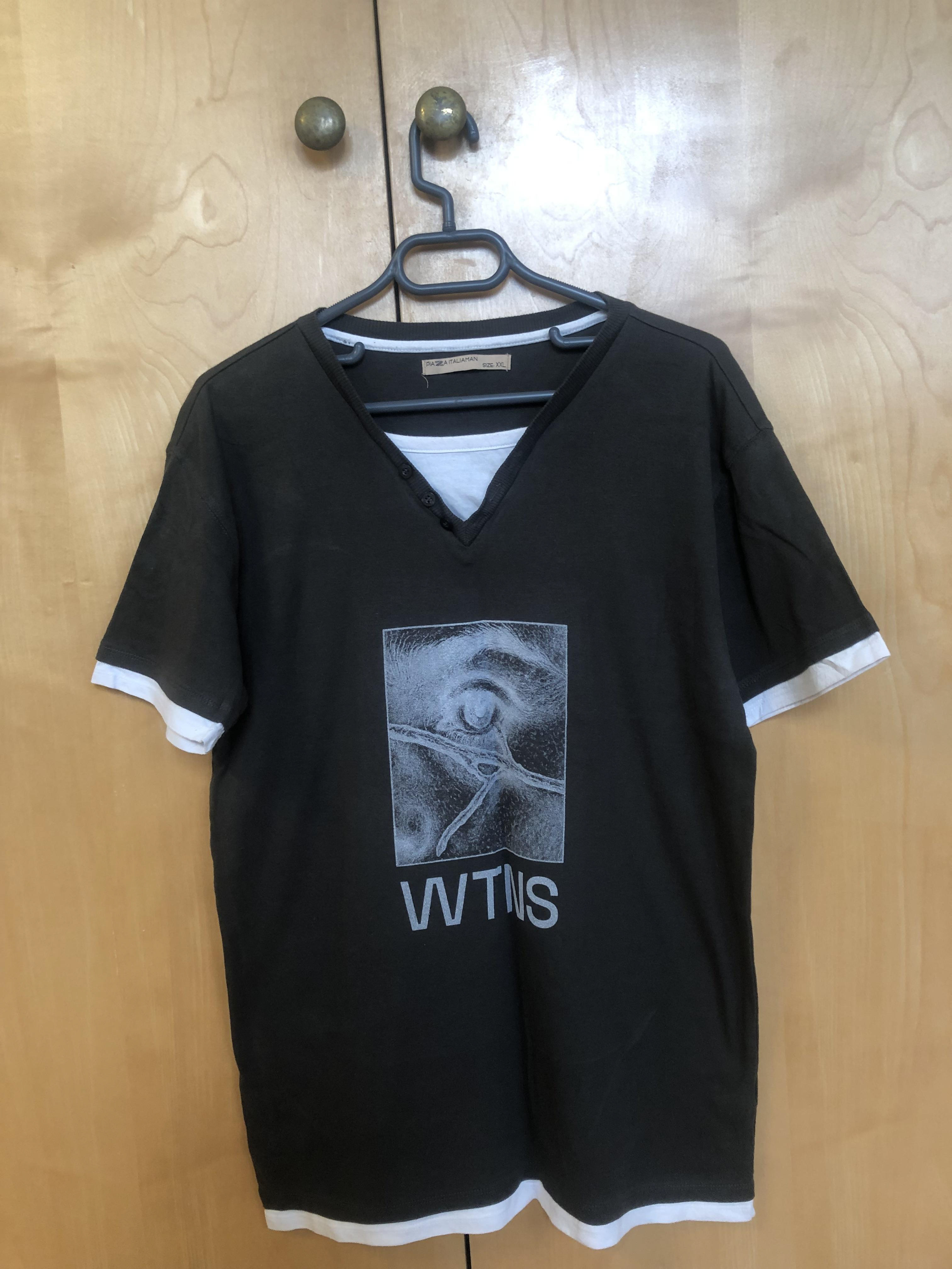 15 € - brown layered shirt - cute layered shirt! brand: piazzza italiaman size: xxl italian man blessed with crazy sexy inverted screenprinting.