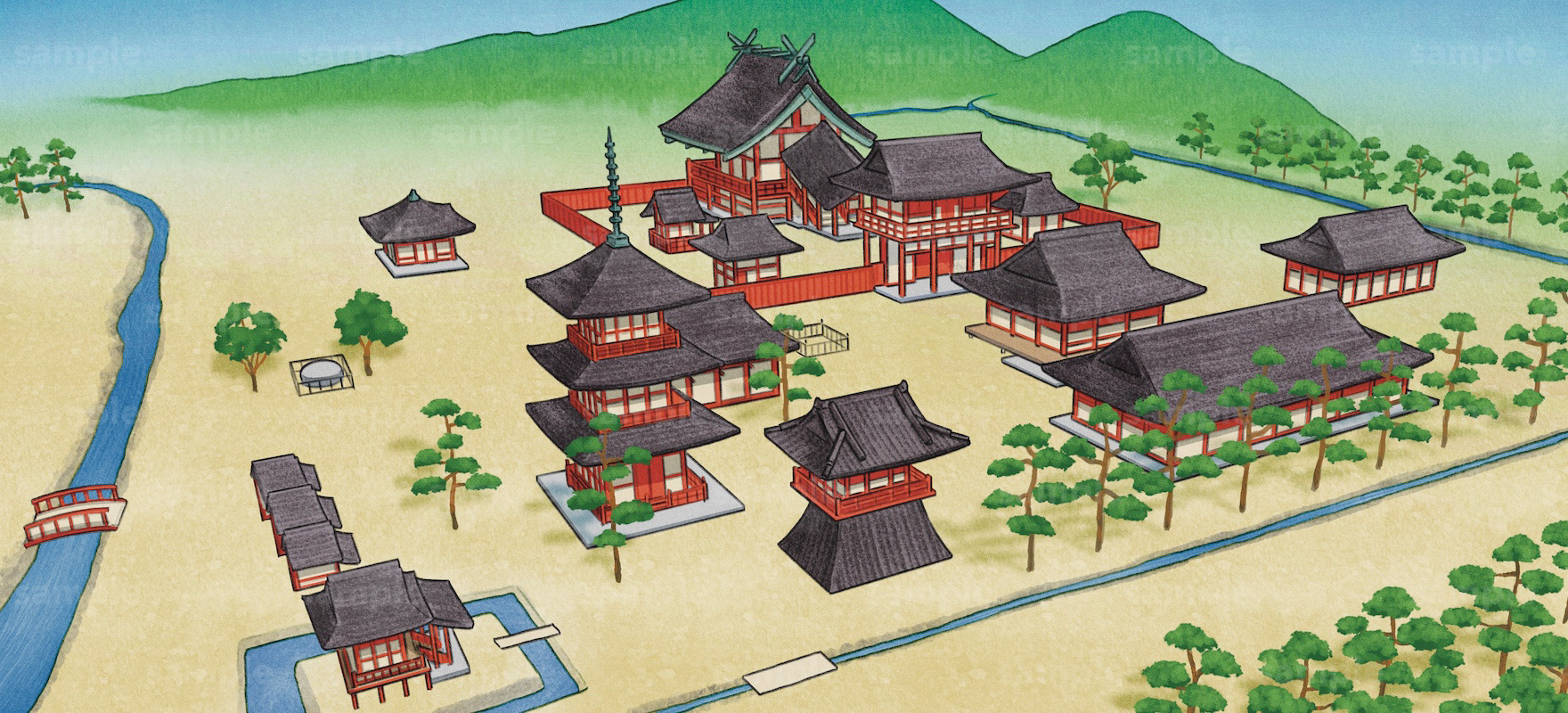 中世の神社建築解説図