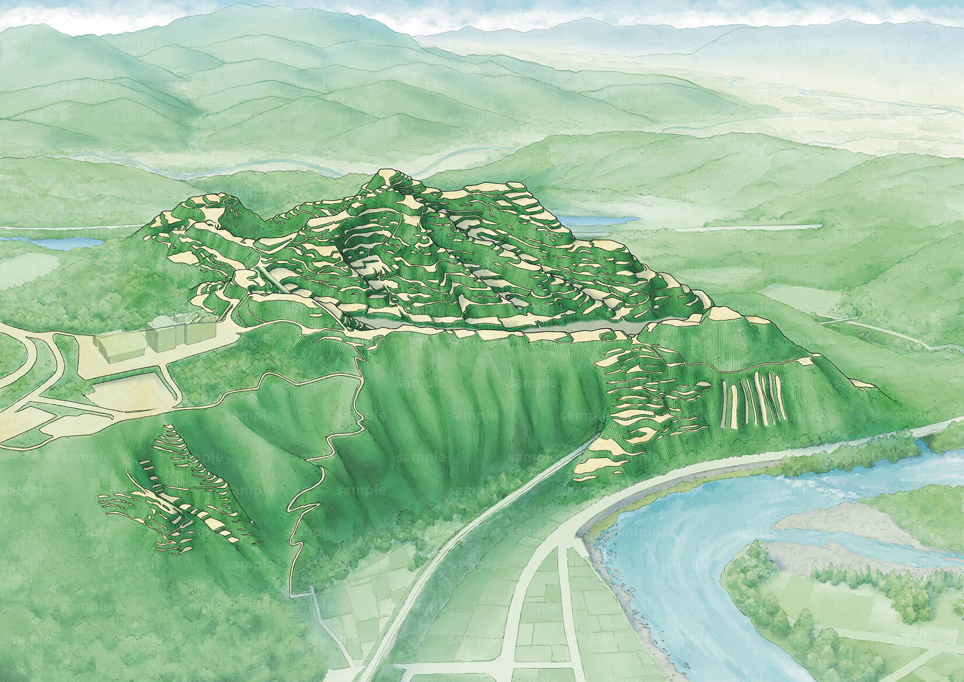 ［山形県大江町］左沢楯山城跡