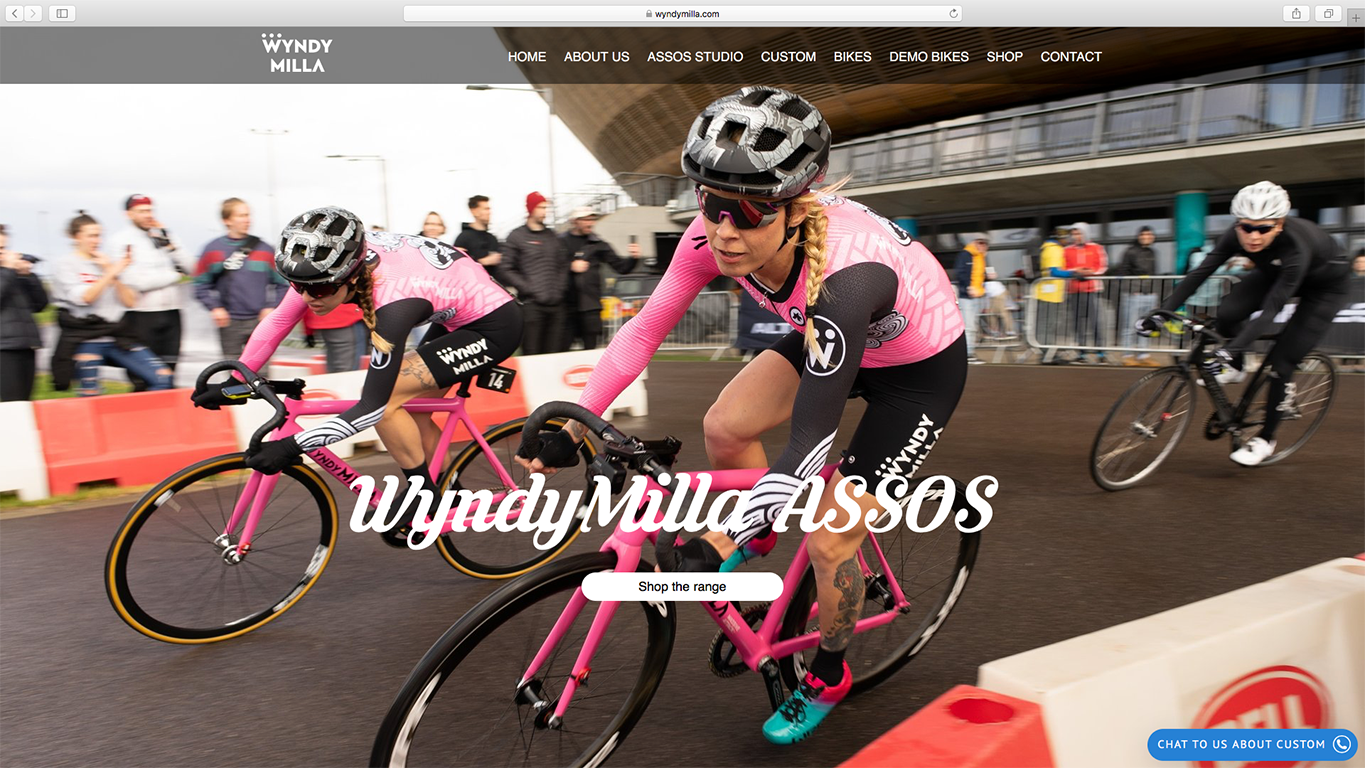 WyndyMilla x ASSOS online shop