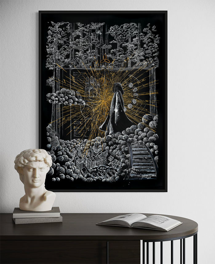 "The Expansion" 100x70cm