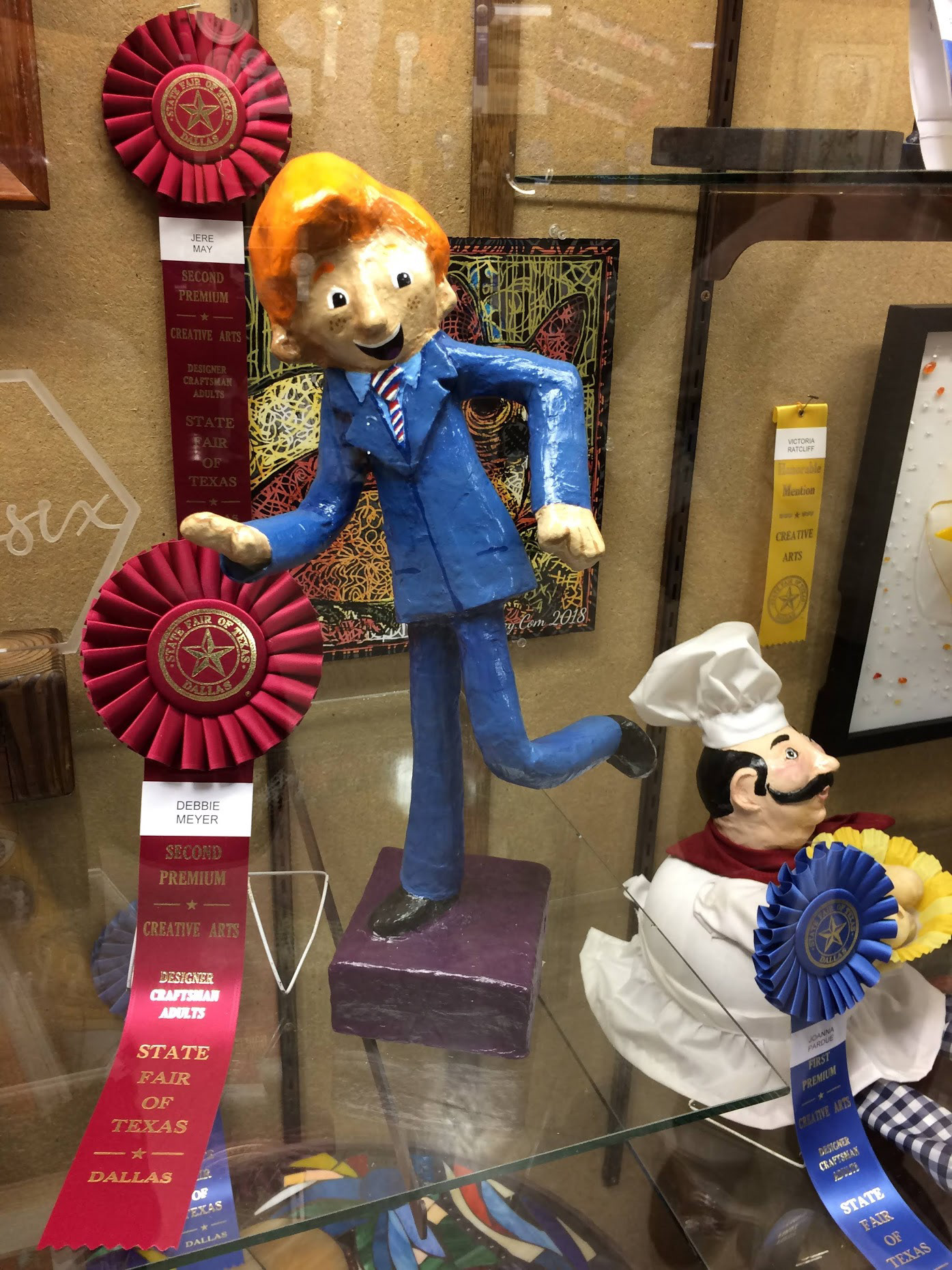 Conan O'Brien won a Red (2nd place) ribbon in 2018
