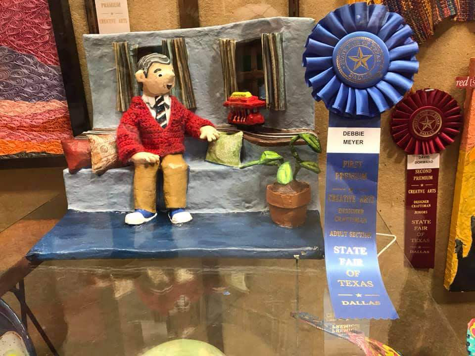 Mister Rogers won a Blue Ribbon at The State Fair of Texas in 2019