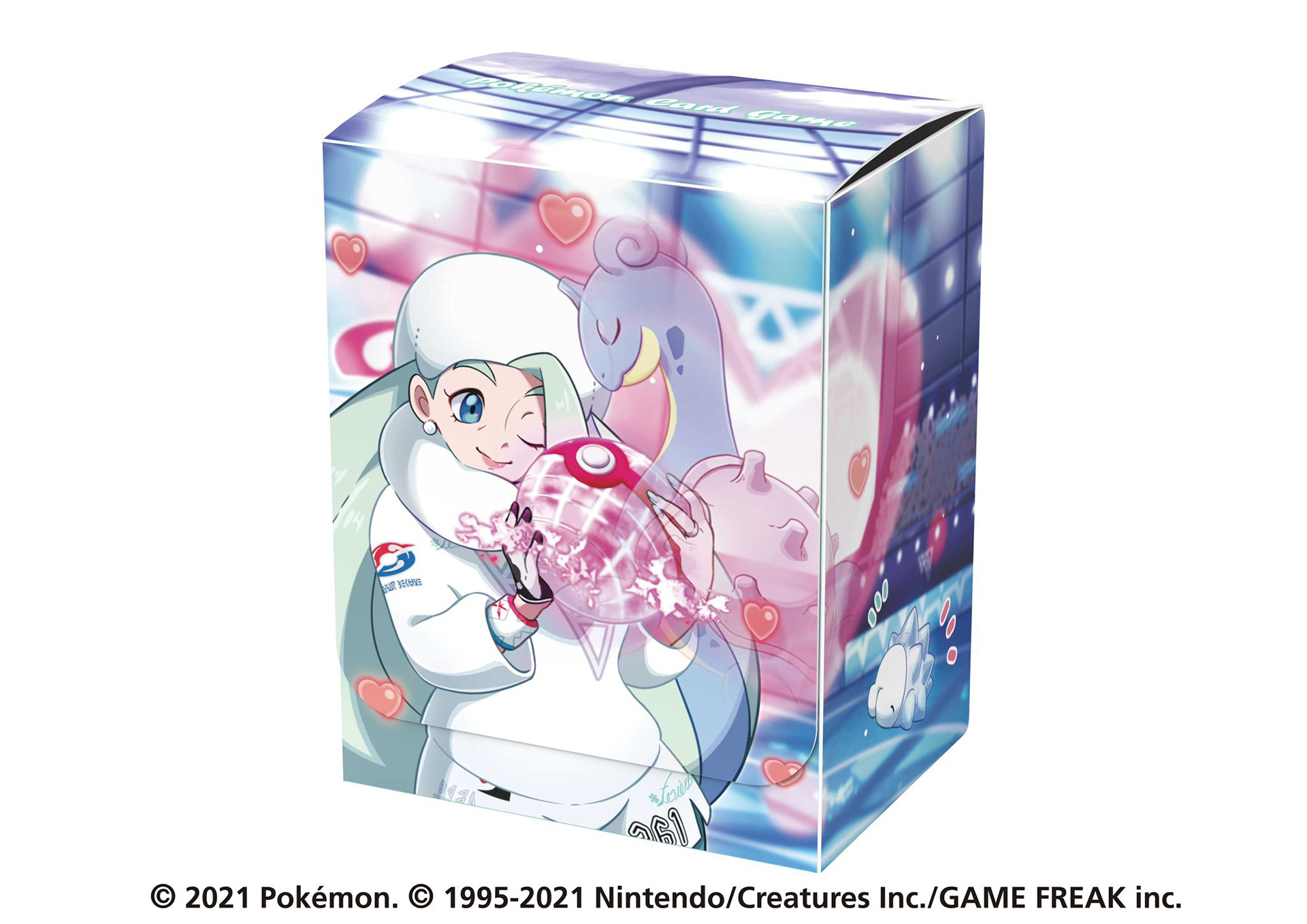 「拡張パック 白銀のランス＆漆黒のガイスト ポケモンセンター・ポケモンストアセット」デッキケース メロン