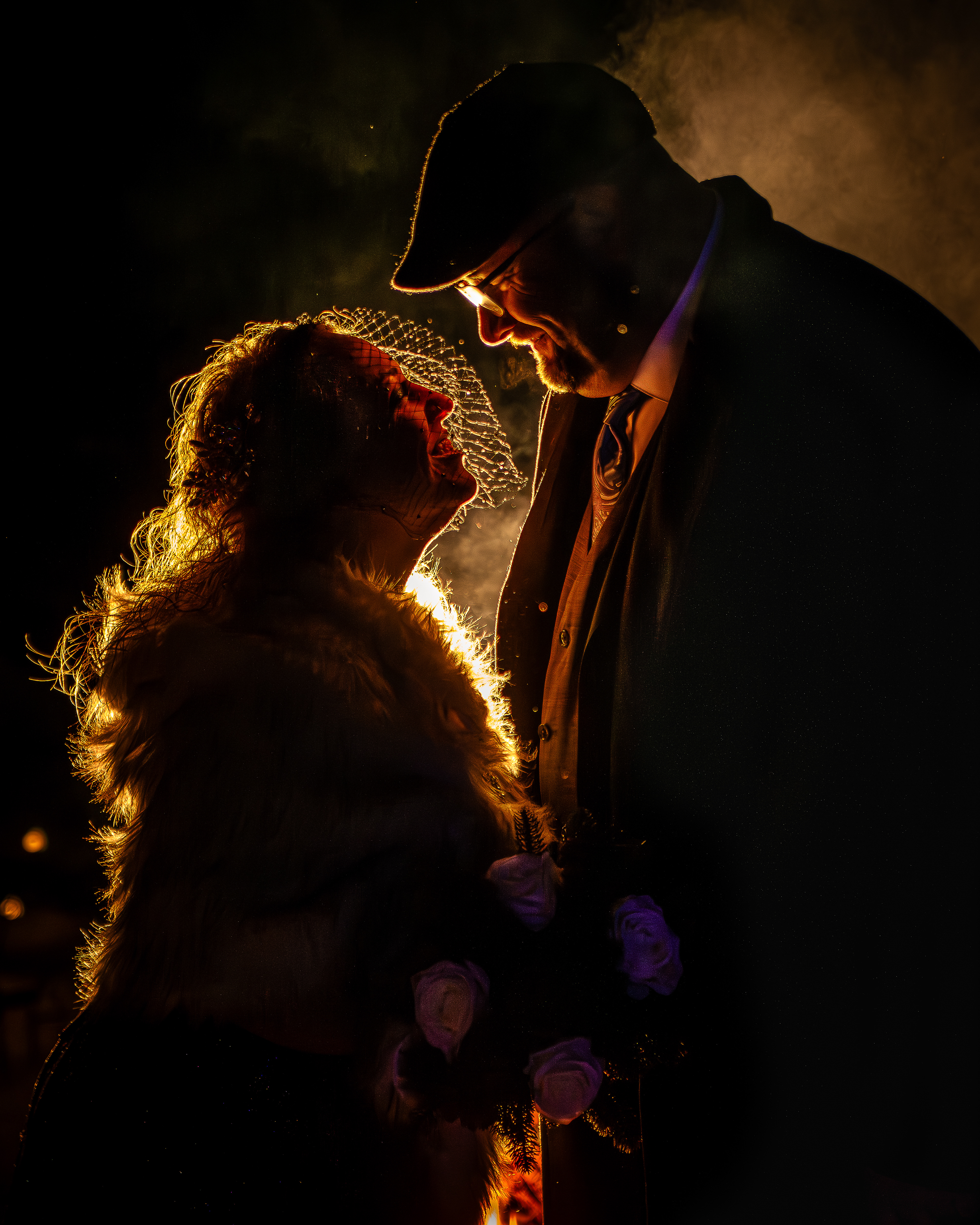 You and I in the Fire's Glow