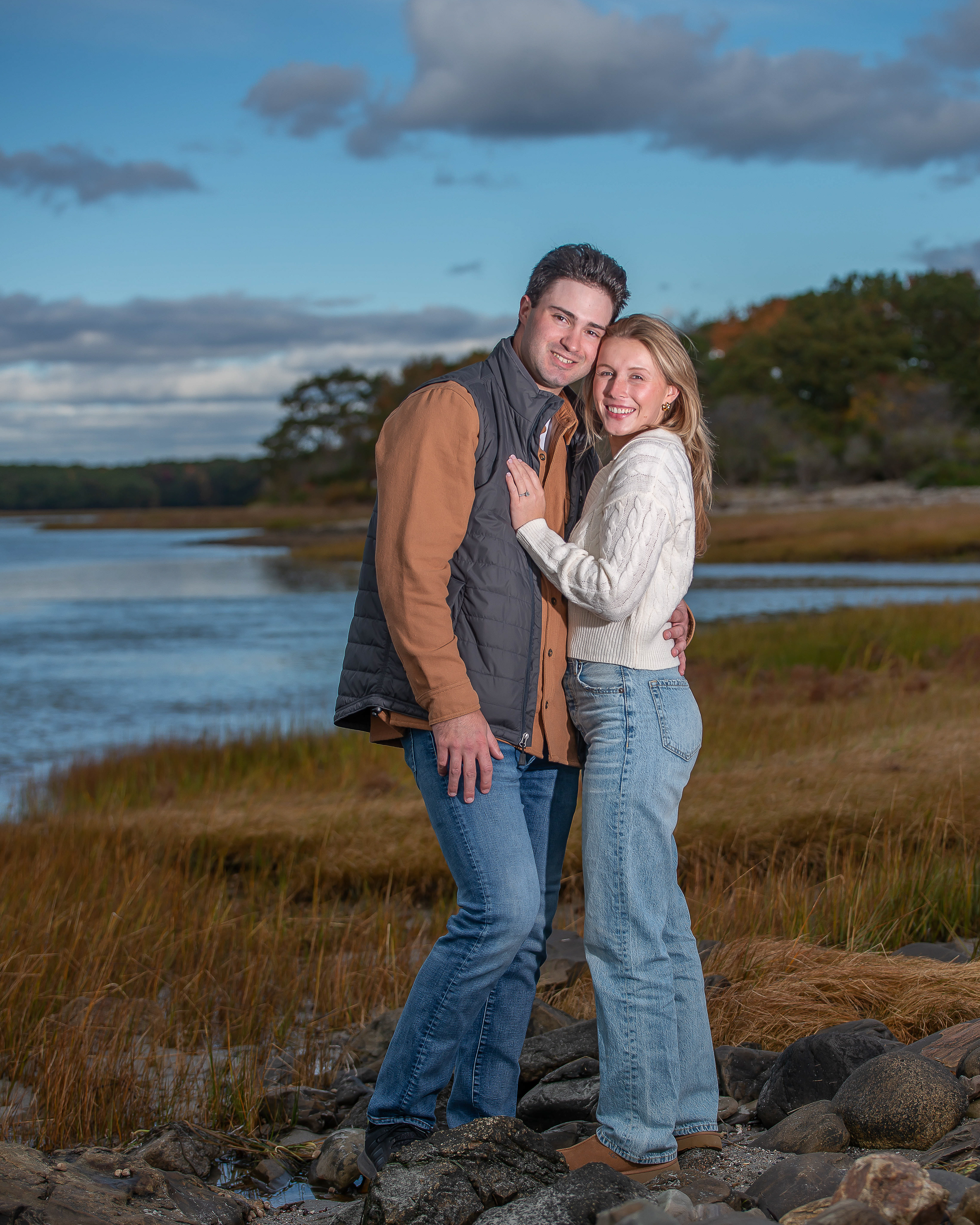 New Engagement on Timber Point Trail in Biddeford, Maine