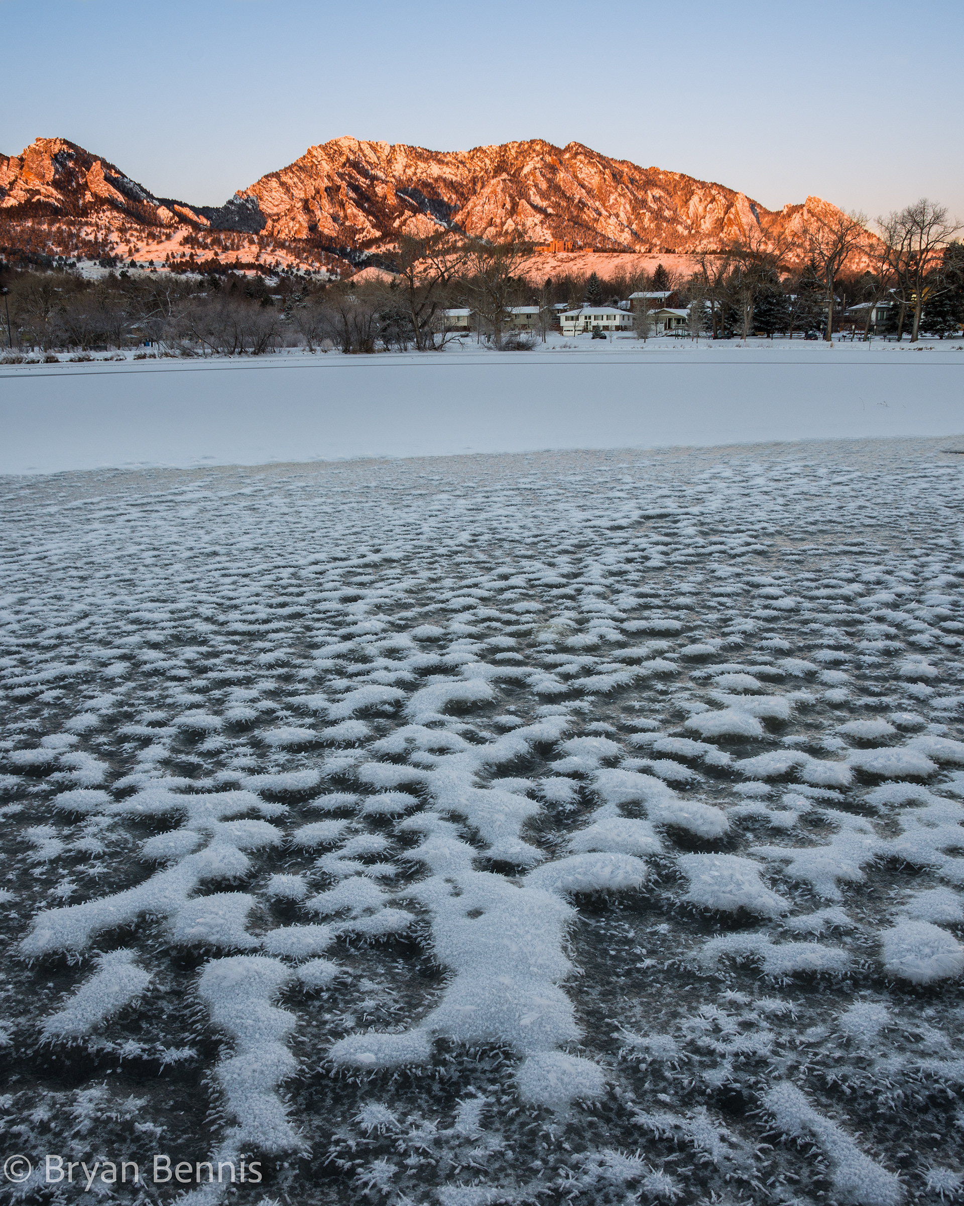 Ice On Viele Lake