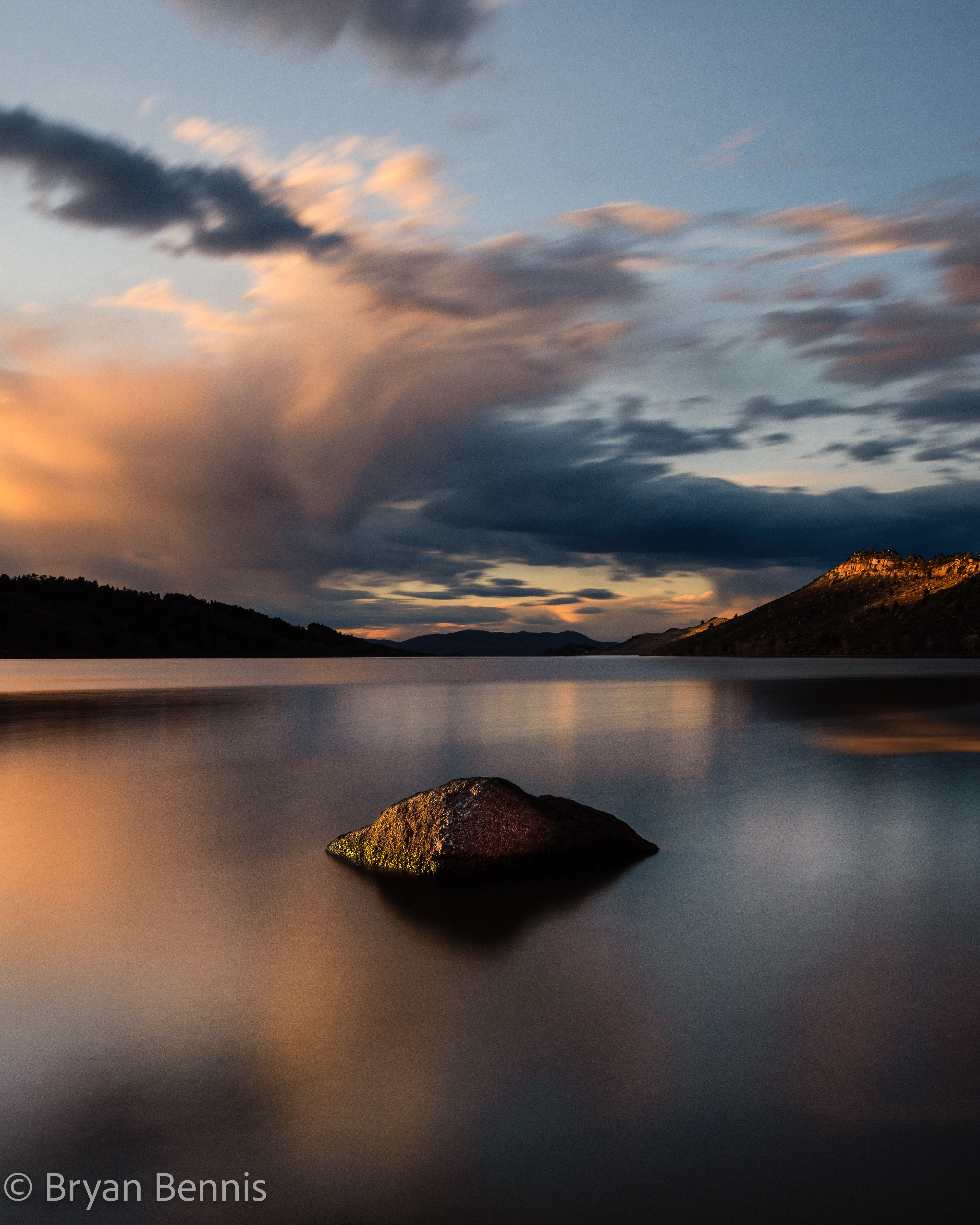 Horsetooth Reservoir Sunset
