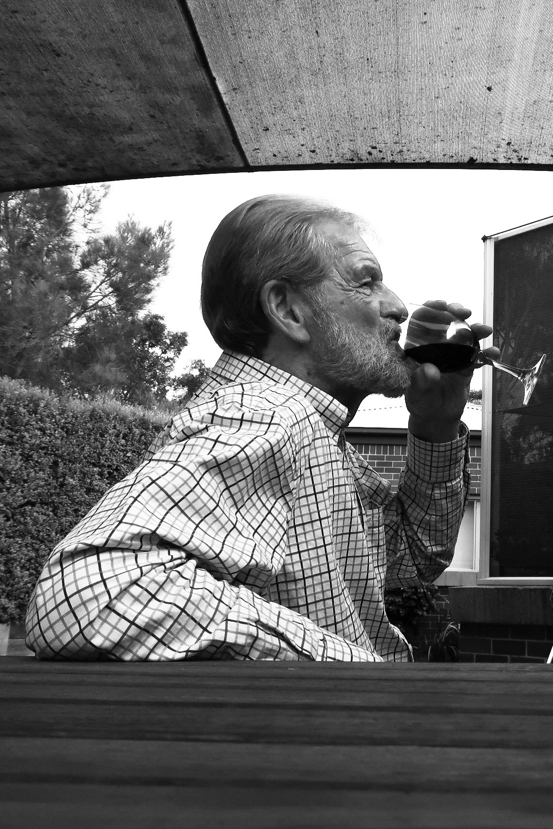 Relaxing at the BBQ April 2017