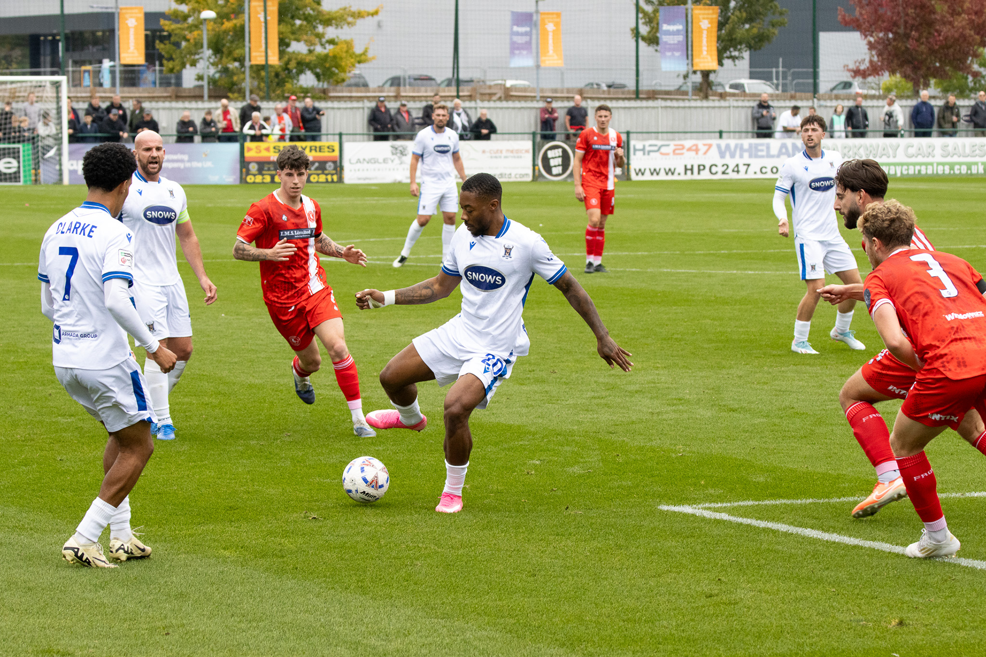Ryan Jackson holds the ball.