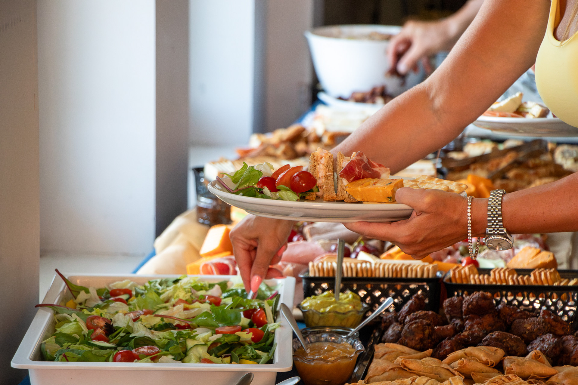 The food on offer at the award ceremony used for marketing purposes.