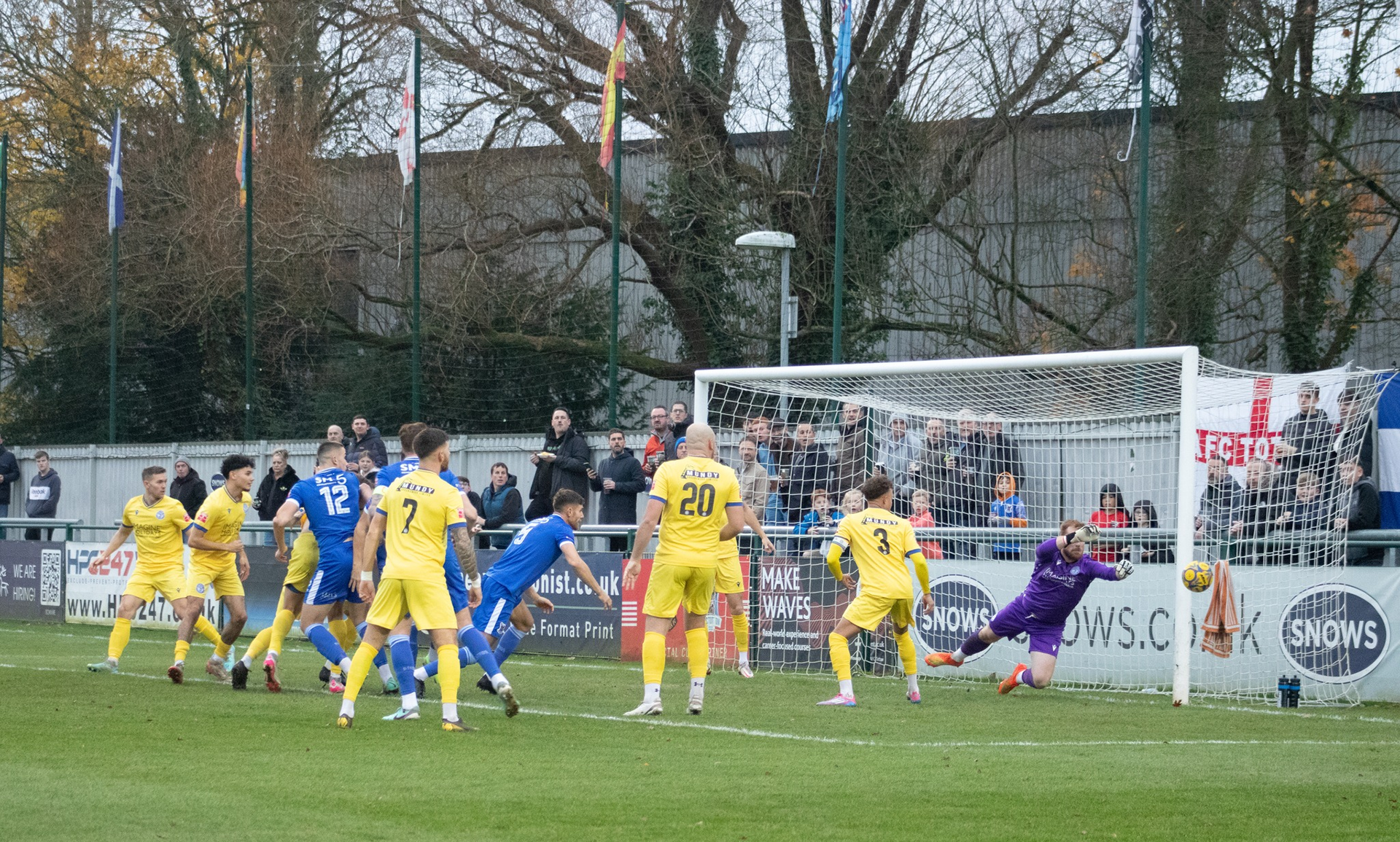 A near miss for AFC Totton.