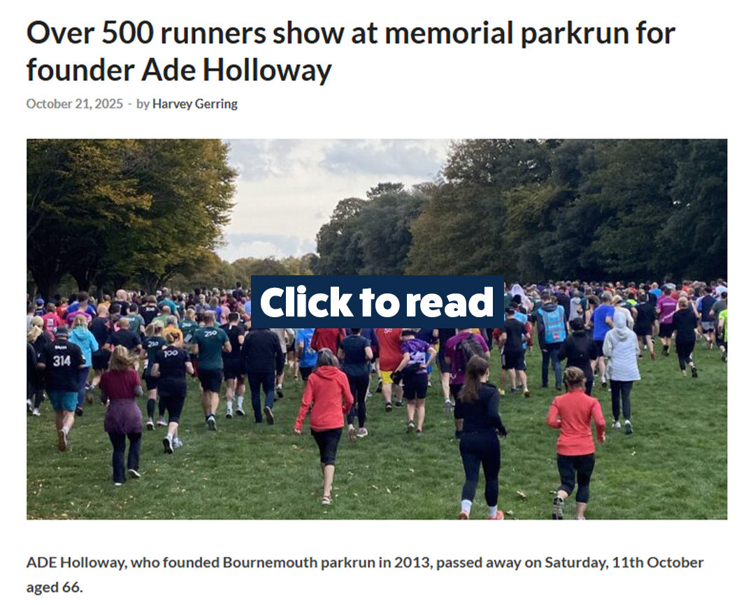 Over 500 runners show at memorial parkrun for founder Ade Holloway