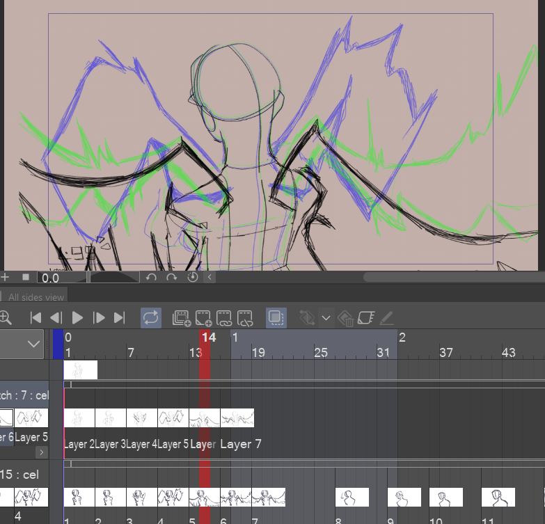 clip studio paint animation screenshot