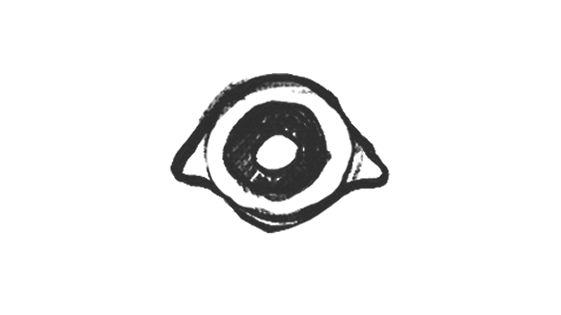 simple eye sketch used in animatic