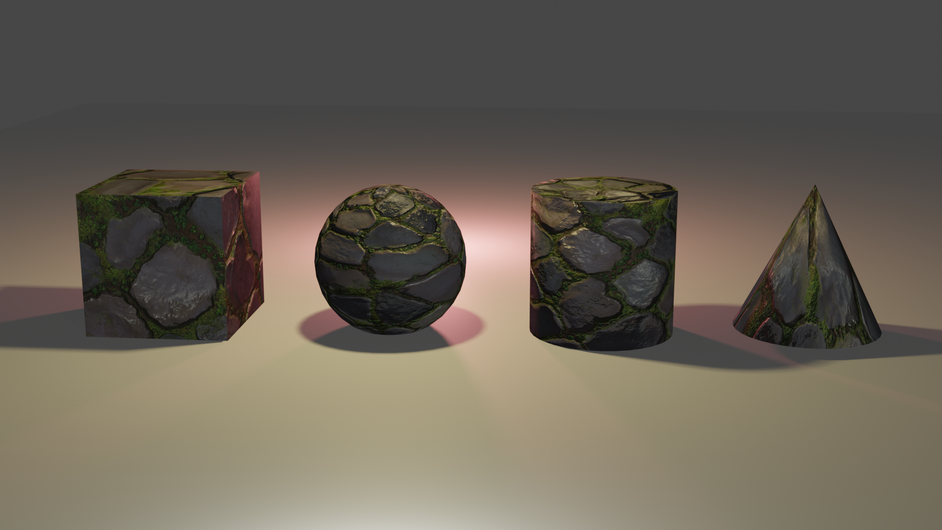 material test on different shapes