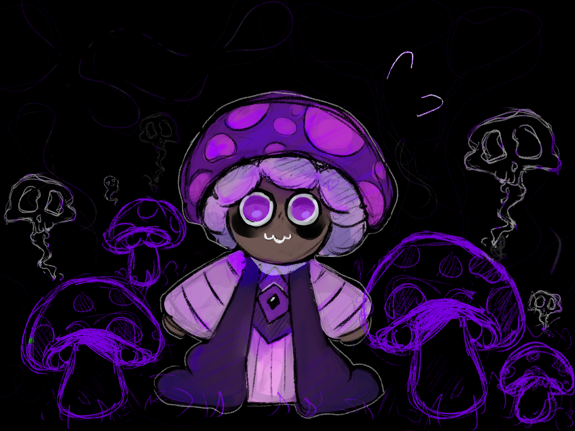 [poison mushroom cookie] 10-2021