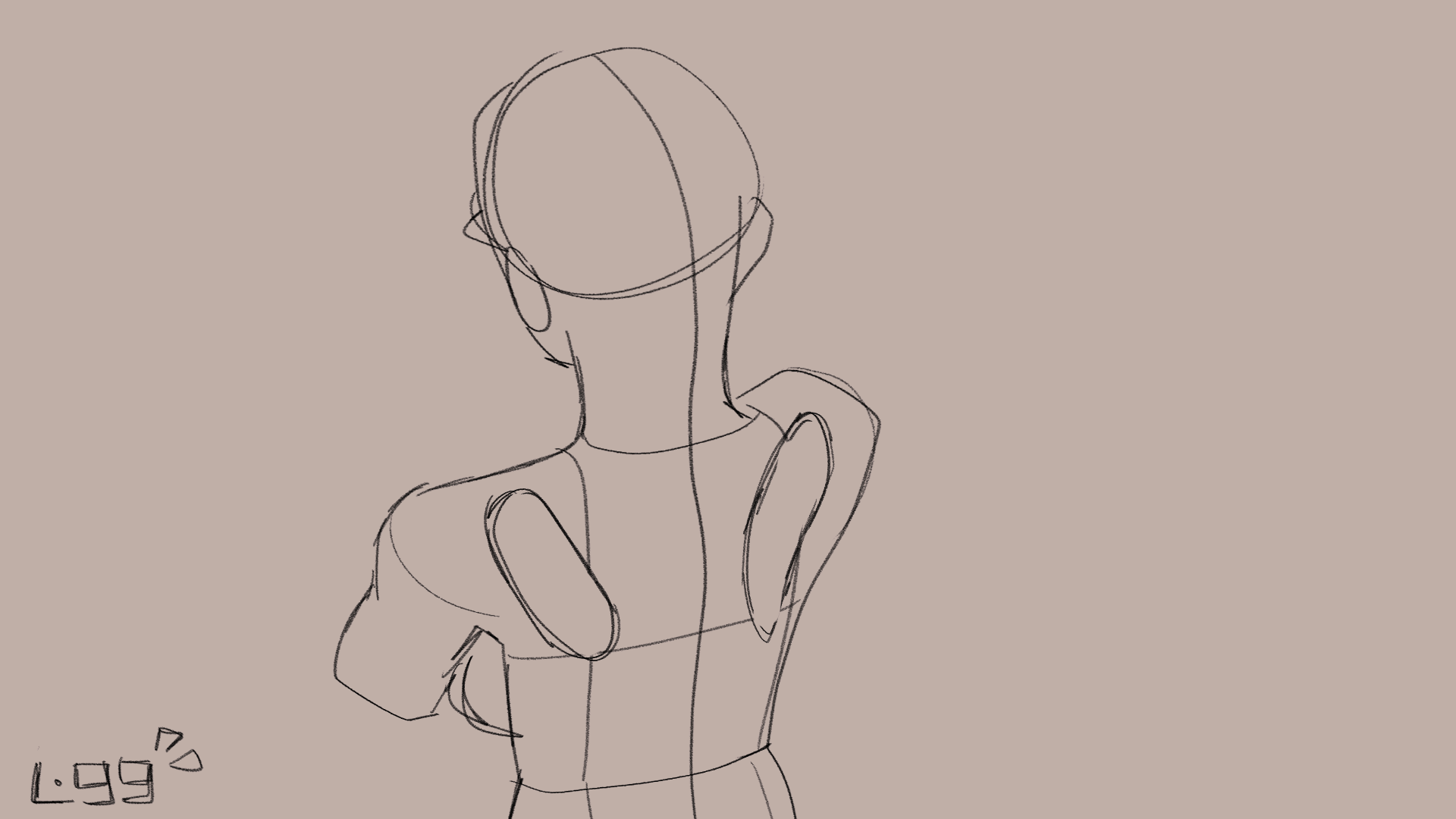 loop of higher detailed animation (sketch version) + added perspective