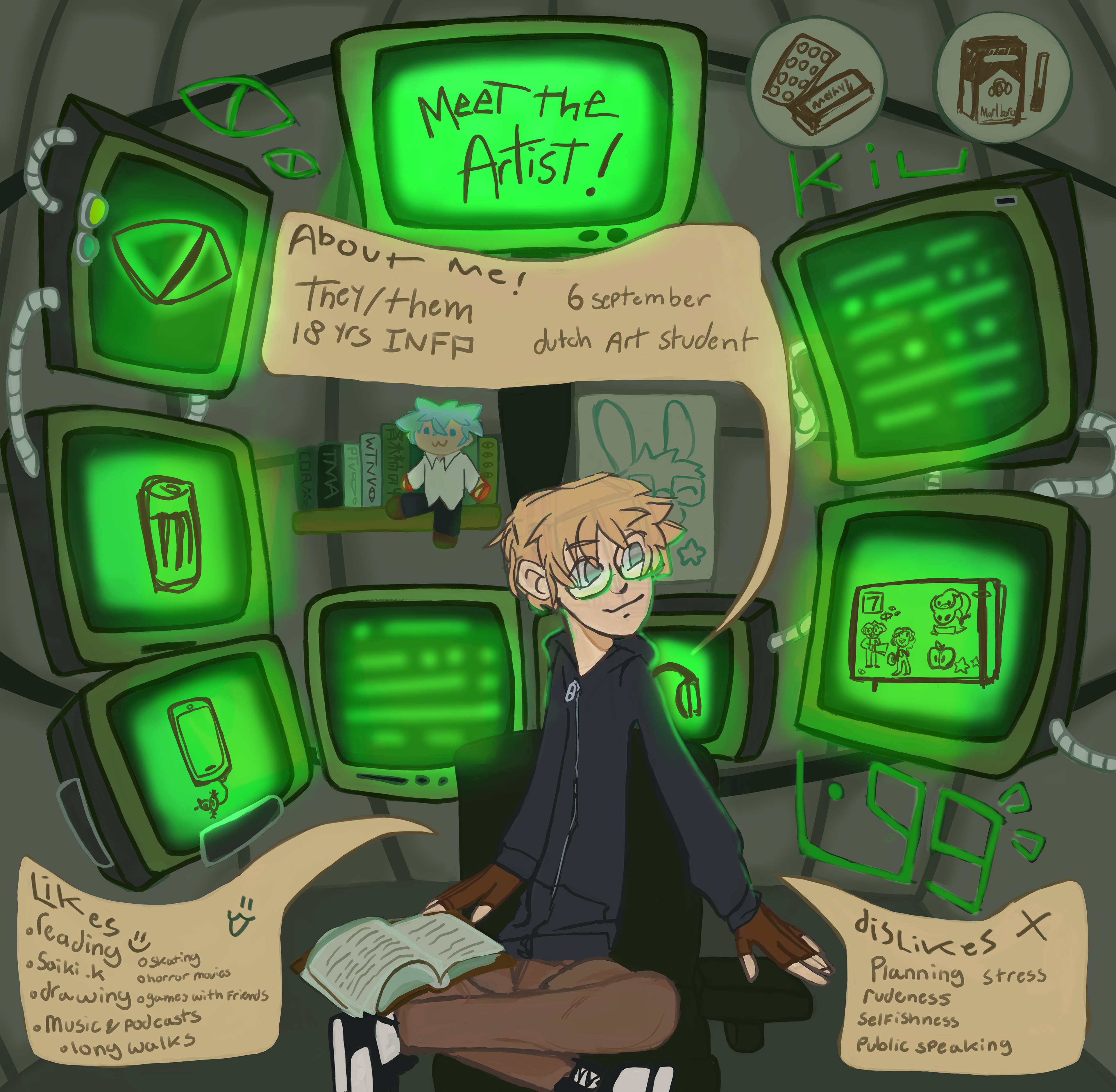 this is my meet the artist from 2023 (outdated)