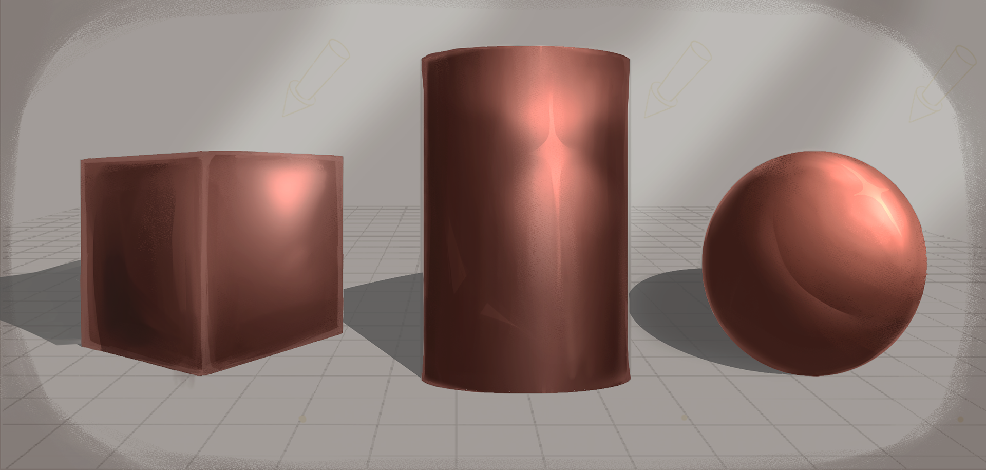 digital texture painting with light [metal] 03/2023