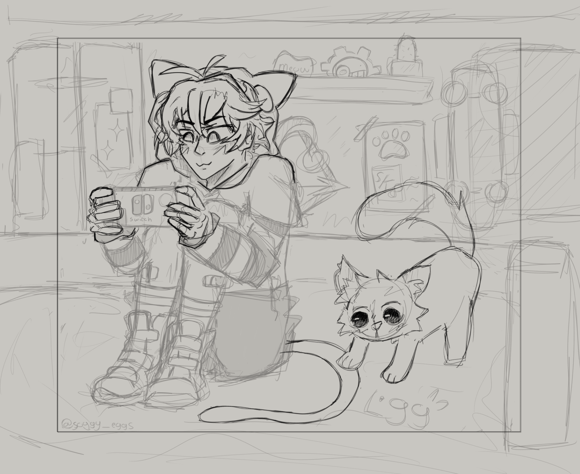 Miya Chinen frame-by-frame loop sketch