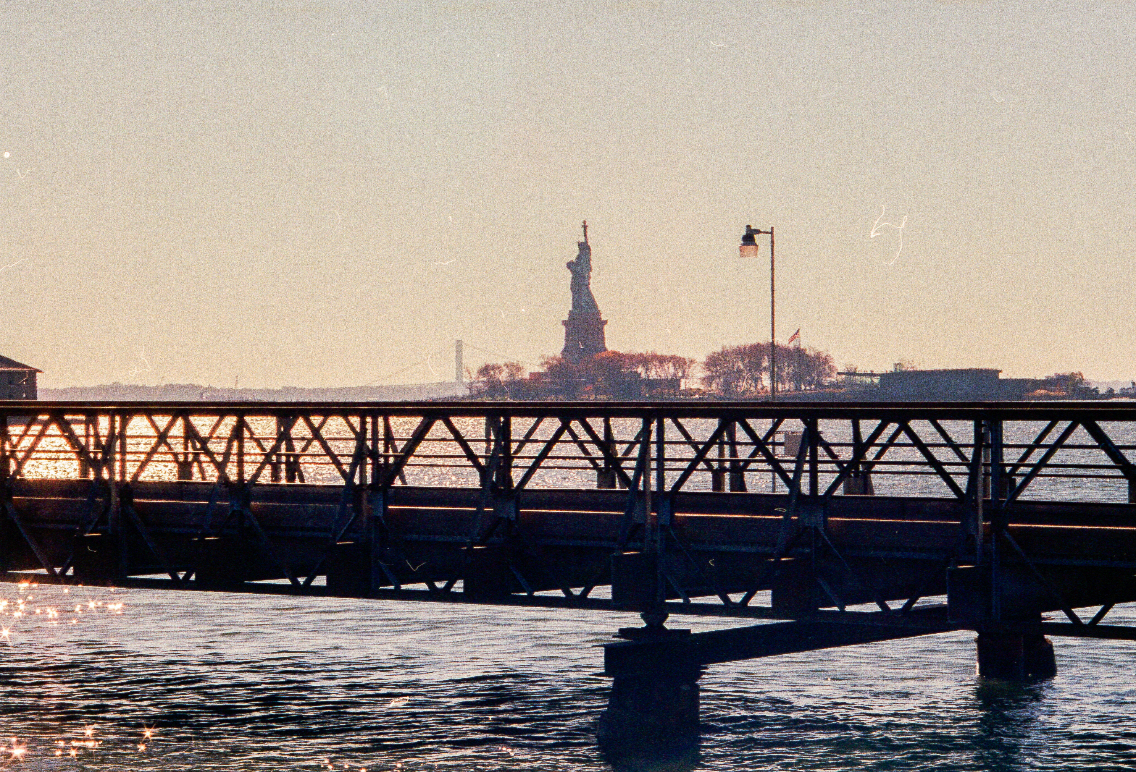 Statue of Liberty, NYC, NY, USA (Film: No edits)