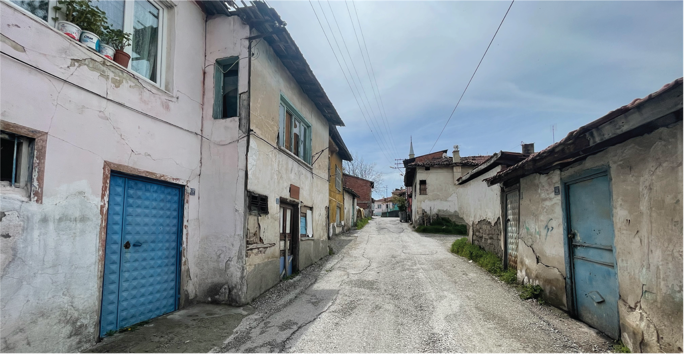 The current state of the neighbourhood, Çorum, Turkey