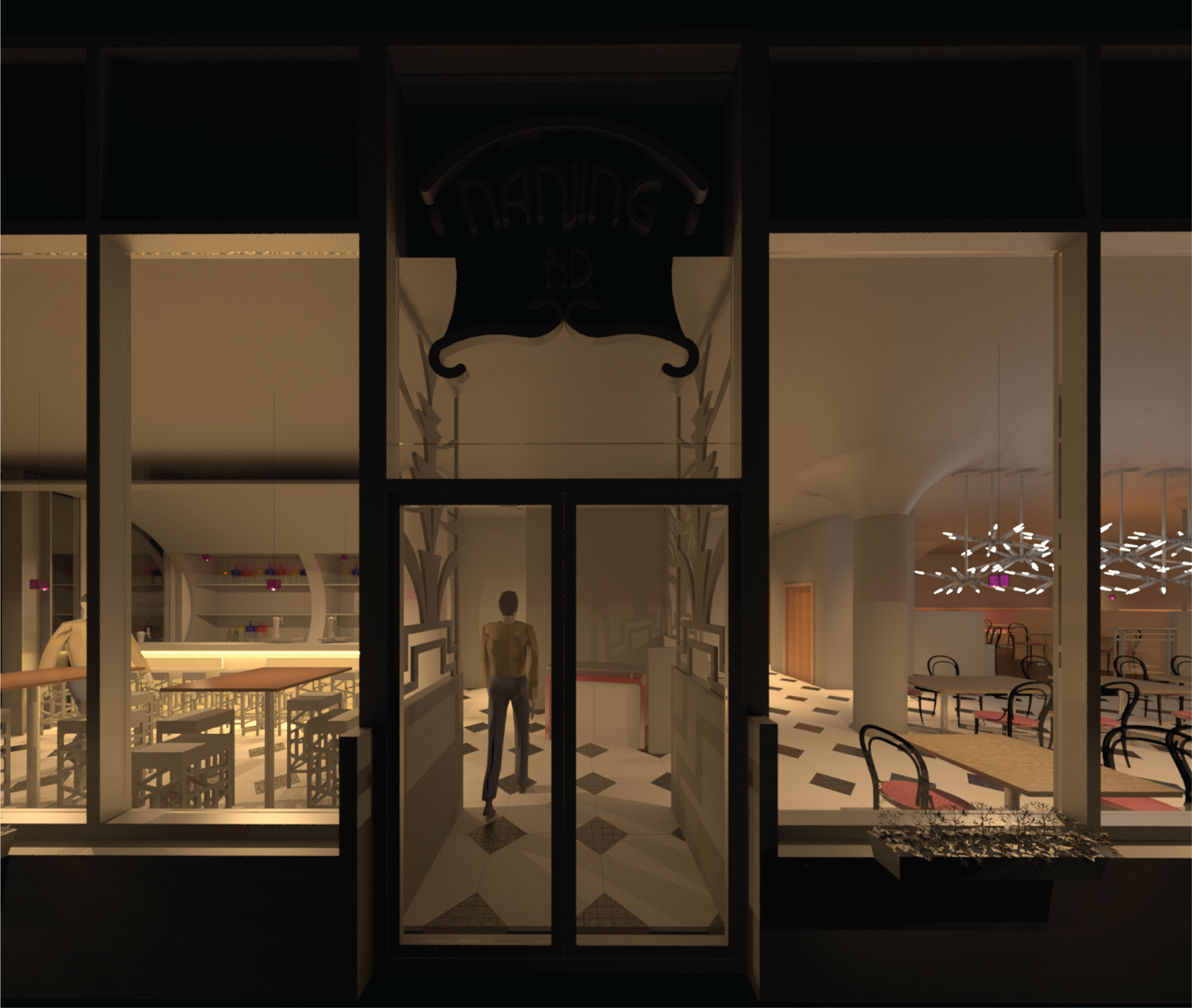 Closing Time Render from Outside