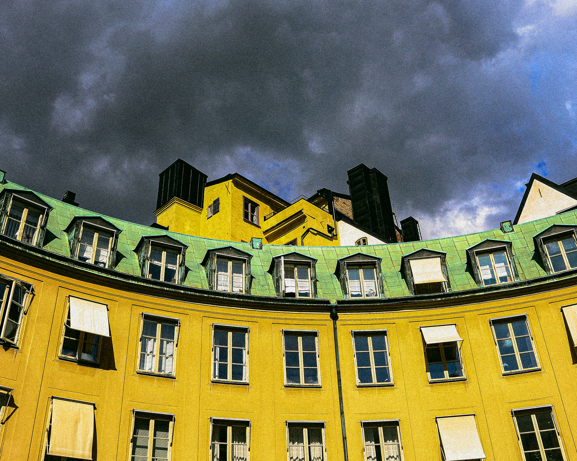 Circle Houses in Gamla Stan, Stockholm, Sweden (Digital)