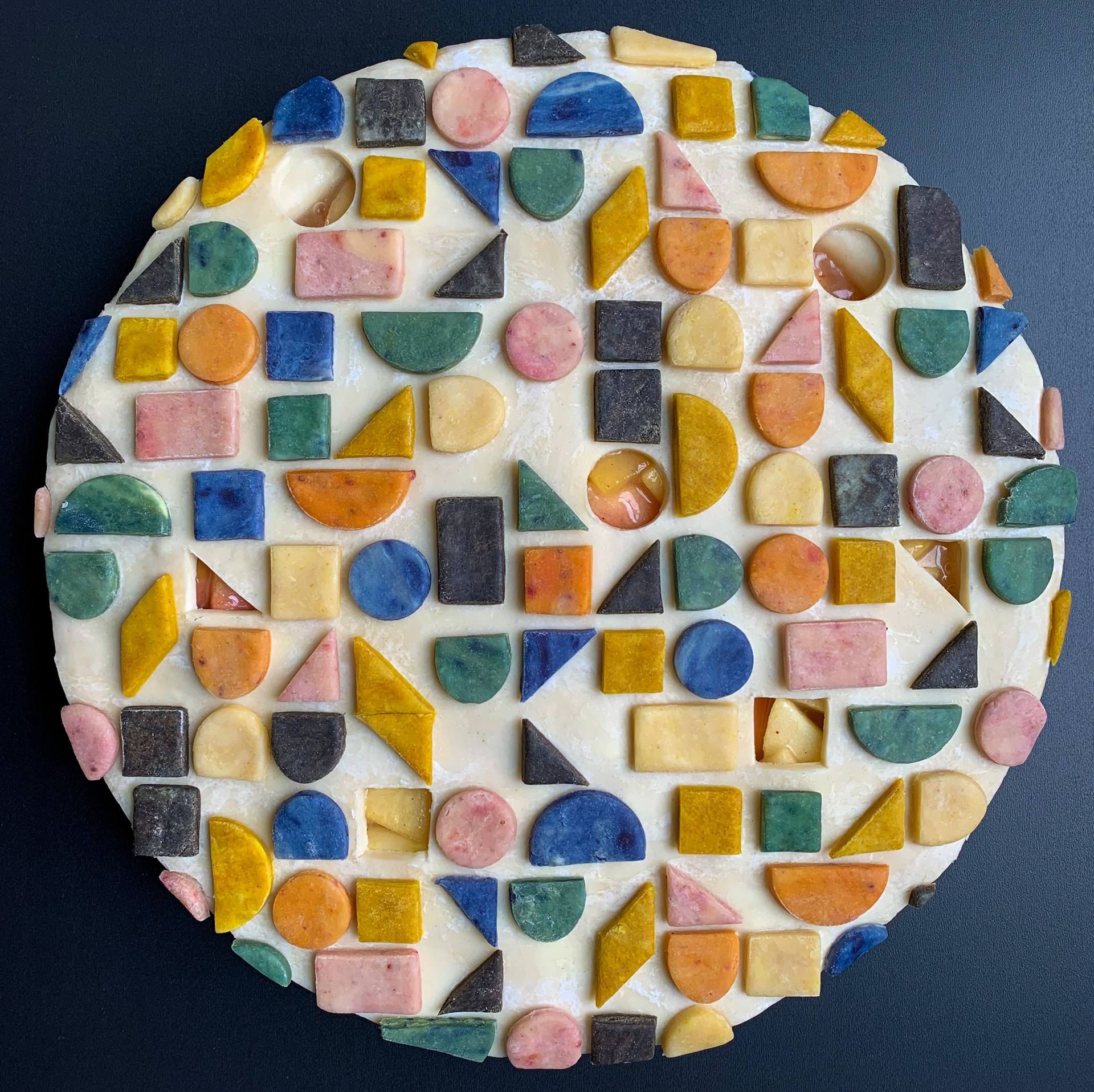 Pie by Lauren Ko inspired by "The Dog Ate My Ruler". Photo credit: Lauren Ko.