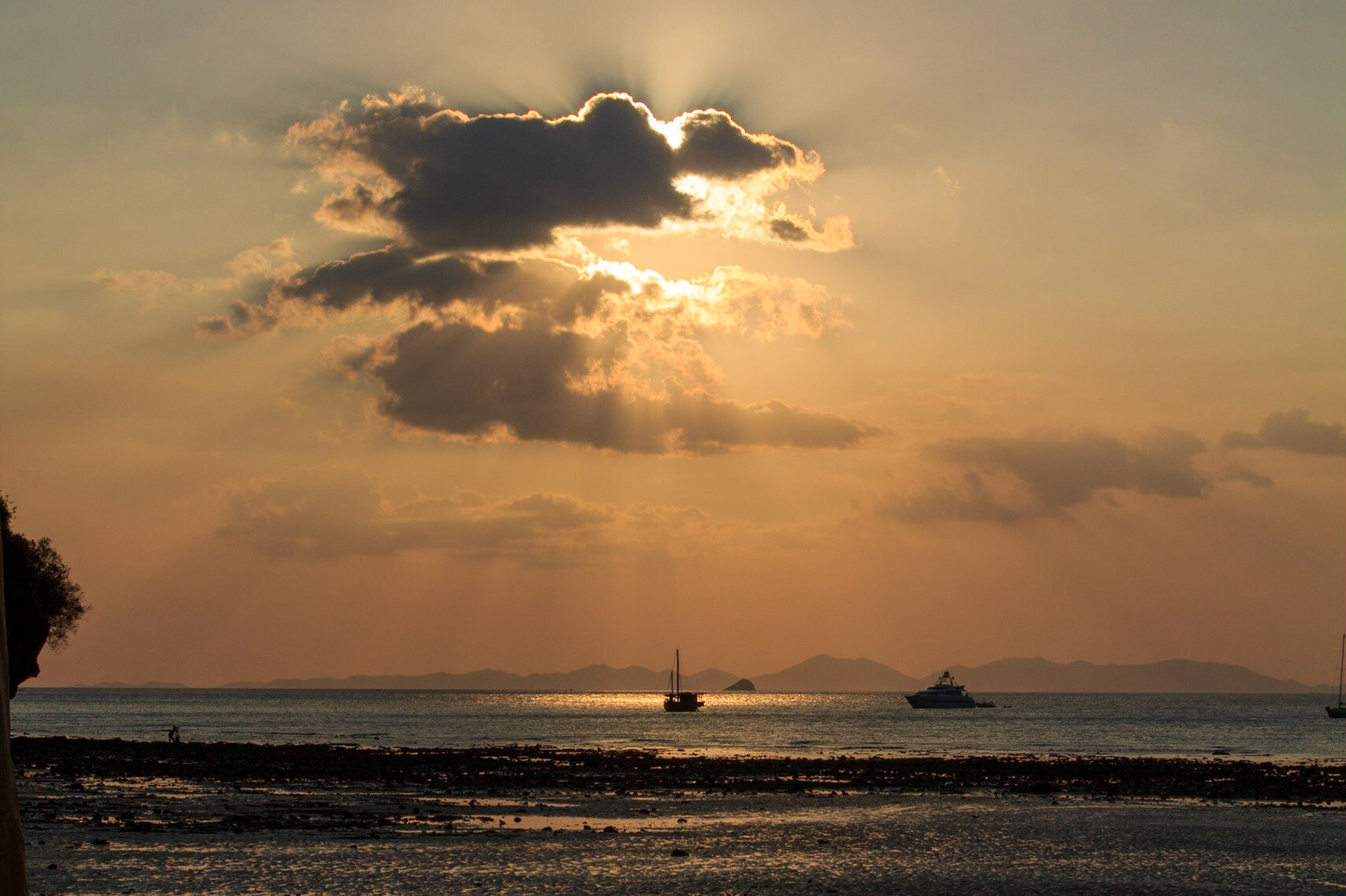 Sunset from Railay Bay, Thailand (Feb-13)