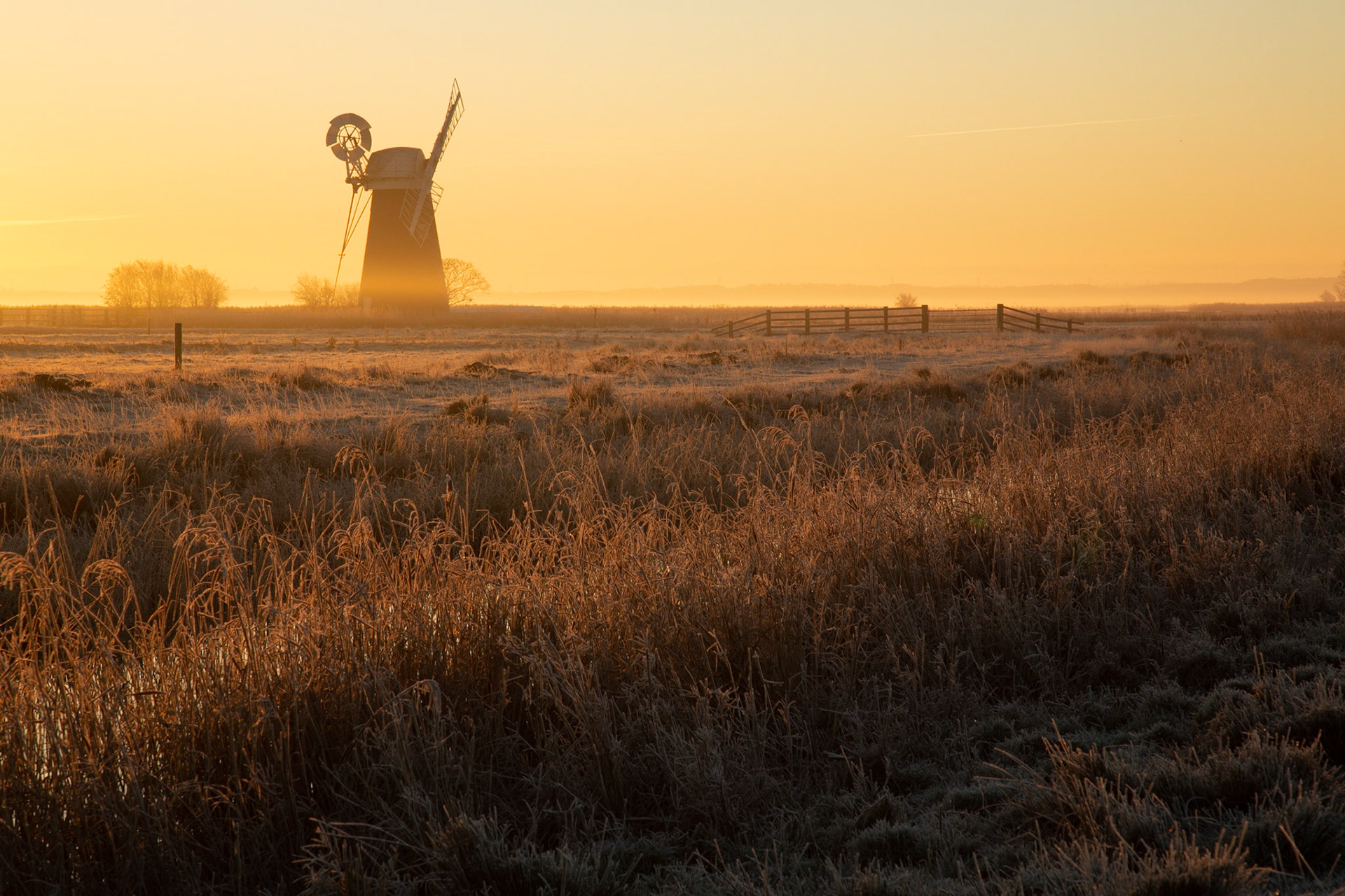 Mutton's Mill in the sunrise (December 2018)