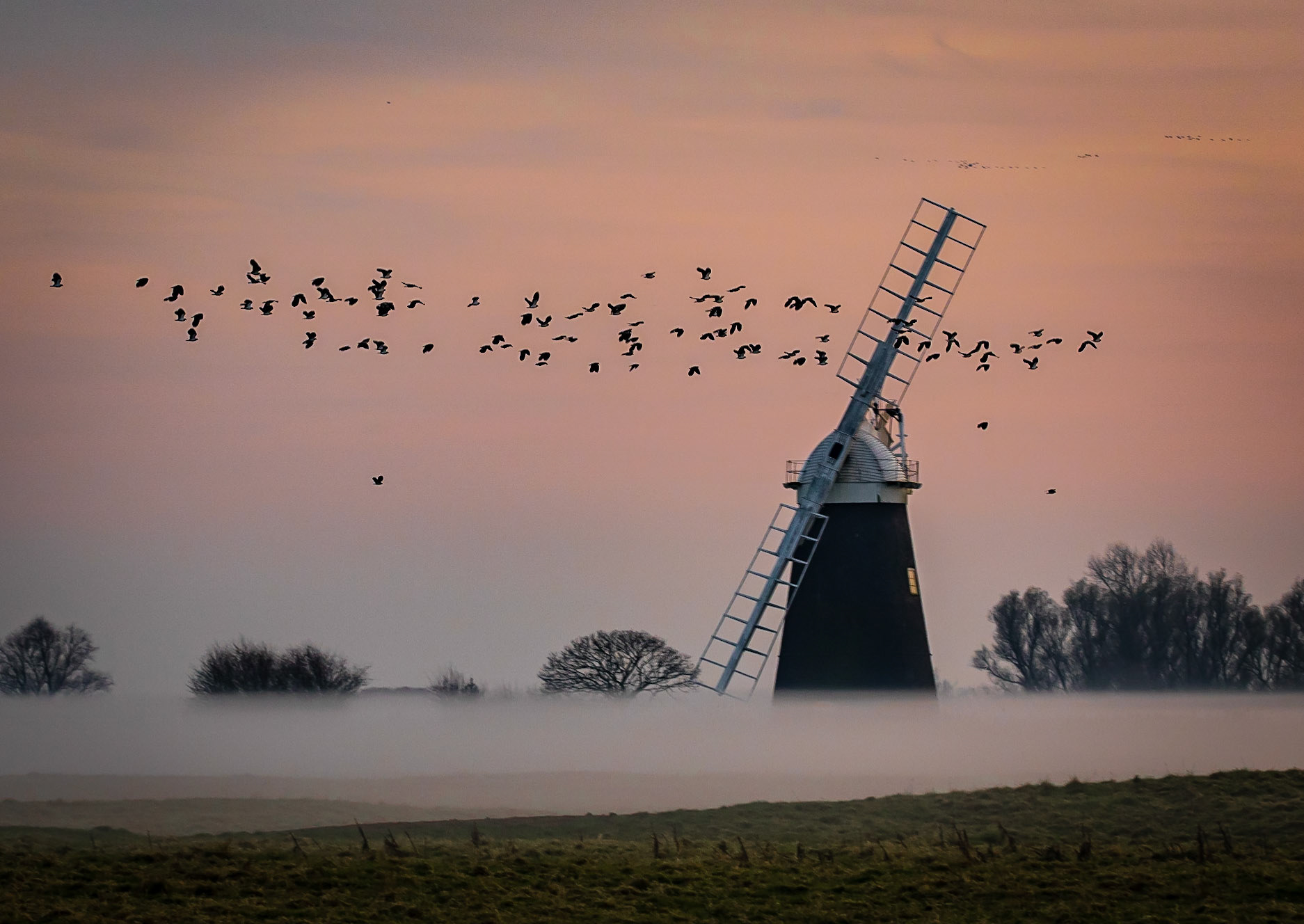 Muttons Mill in the mist (December 2016)