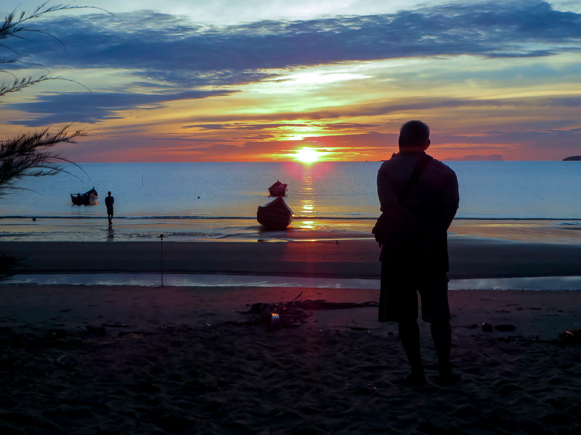 Sunset at Telok Serabang, Borneo (Oct-16)