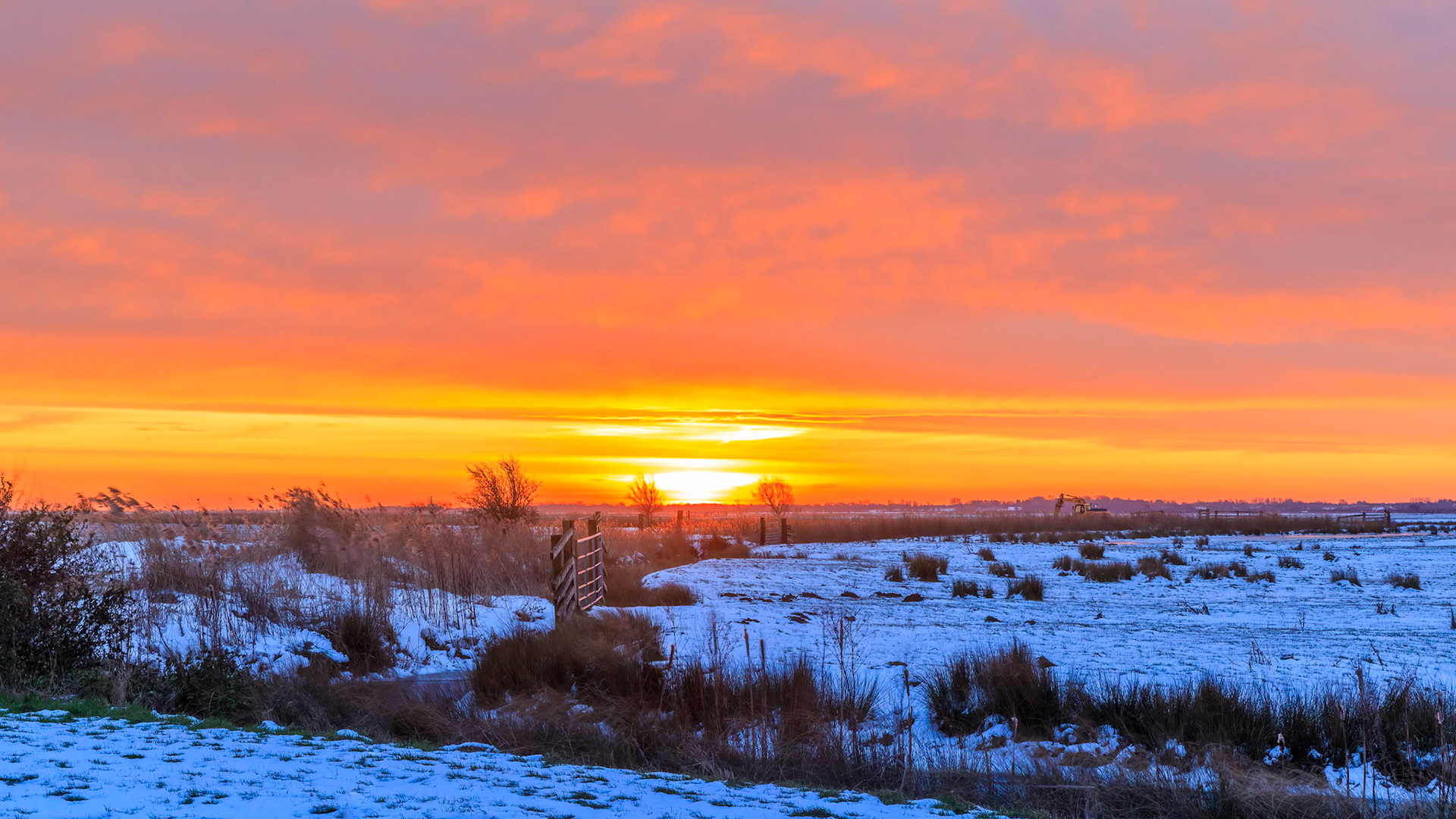 Sunrise over Halvergate Marsh (Feb-21)