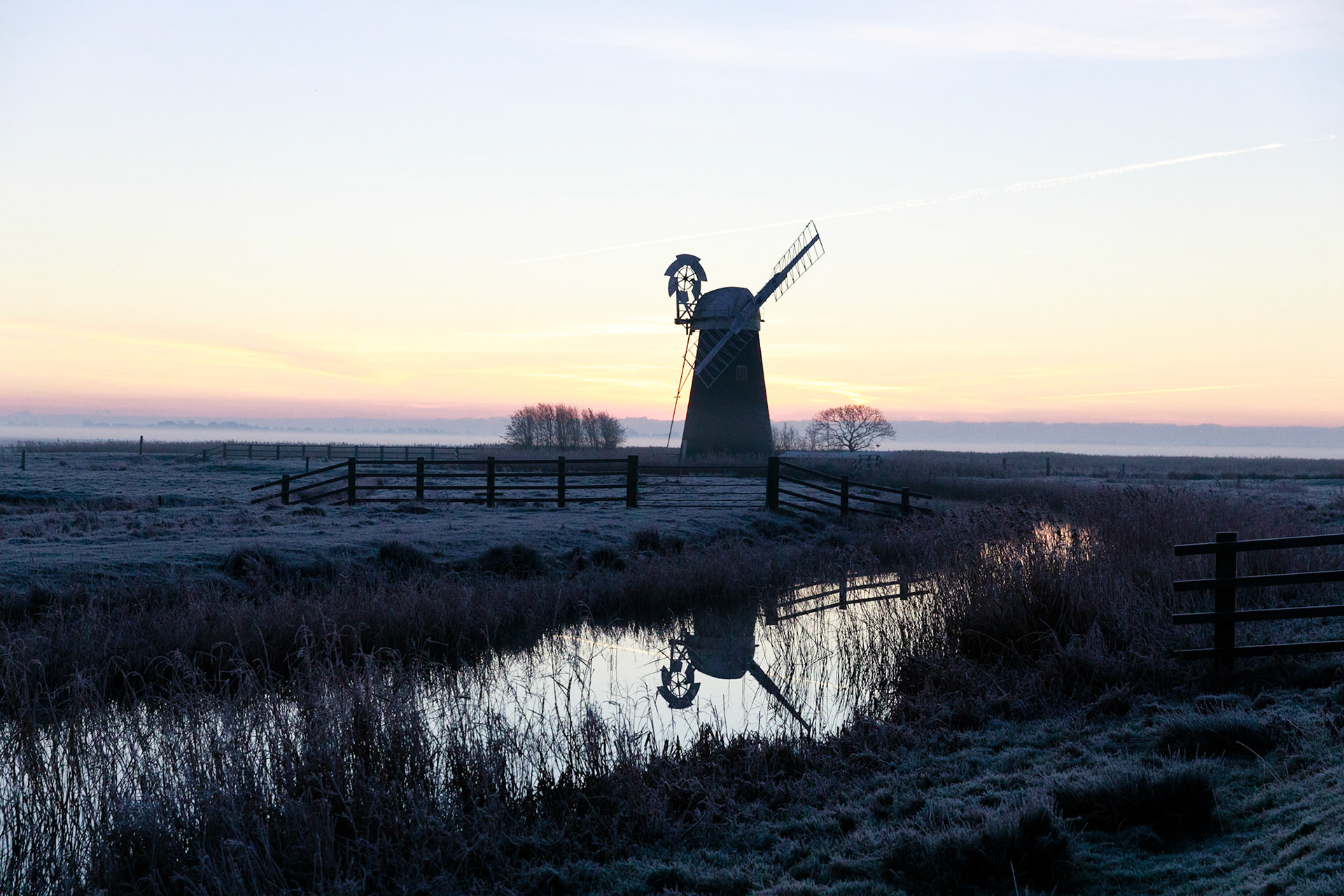 Mutton's Mill in the sunrise (December 2018)