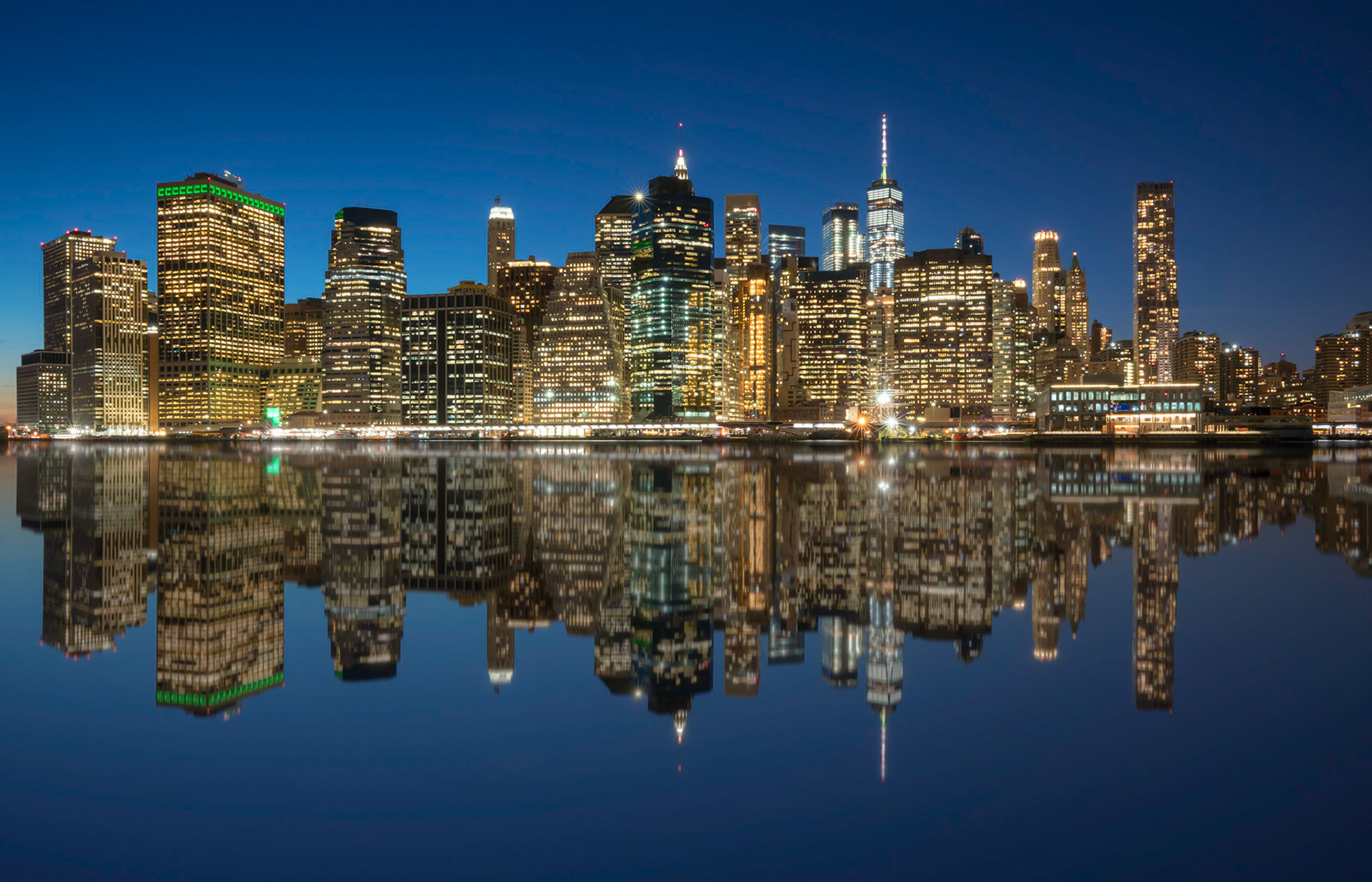 Downtown by night