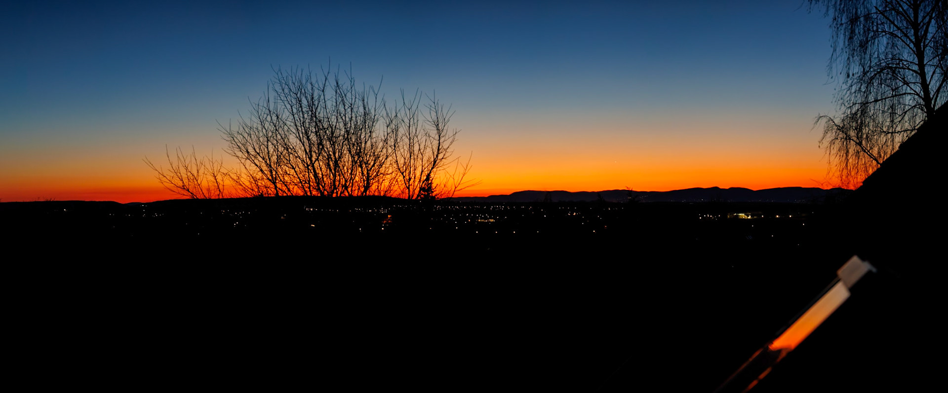 sunset from the window, Veresegyház