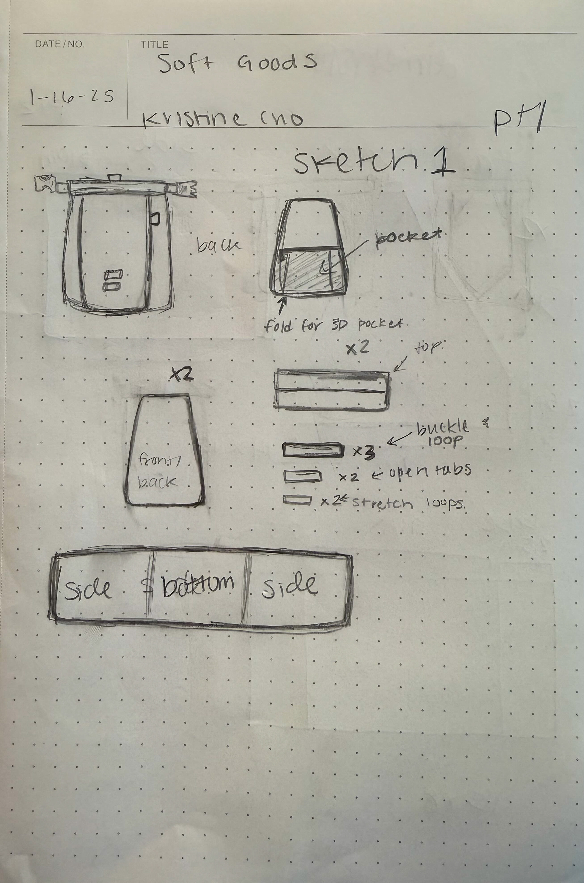 1st Idea Sketch