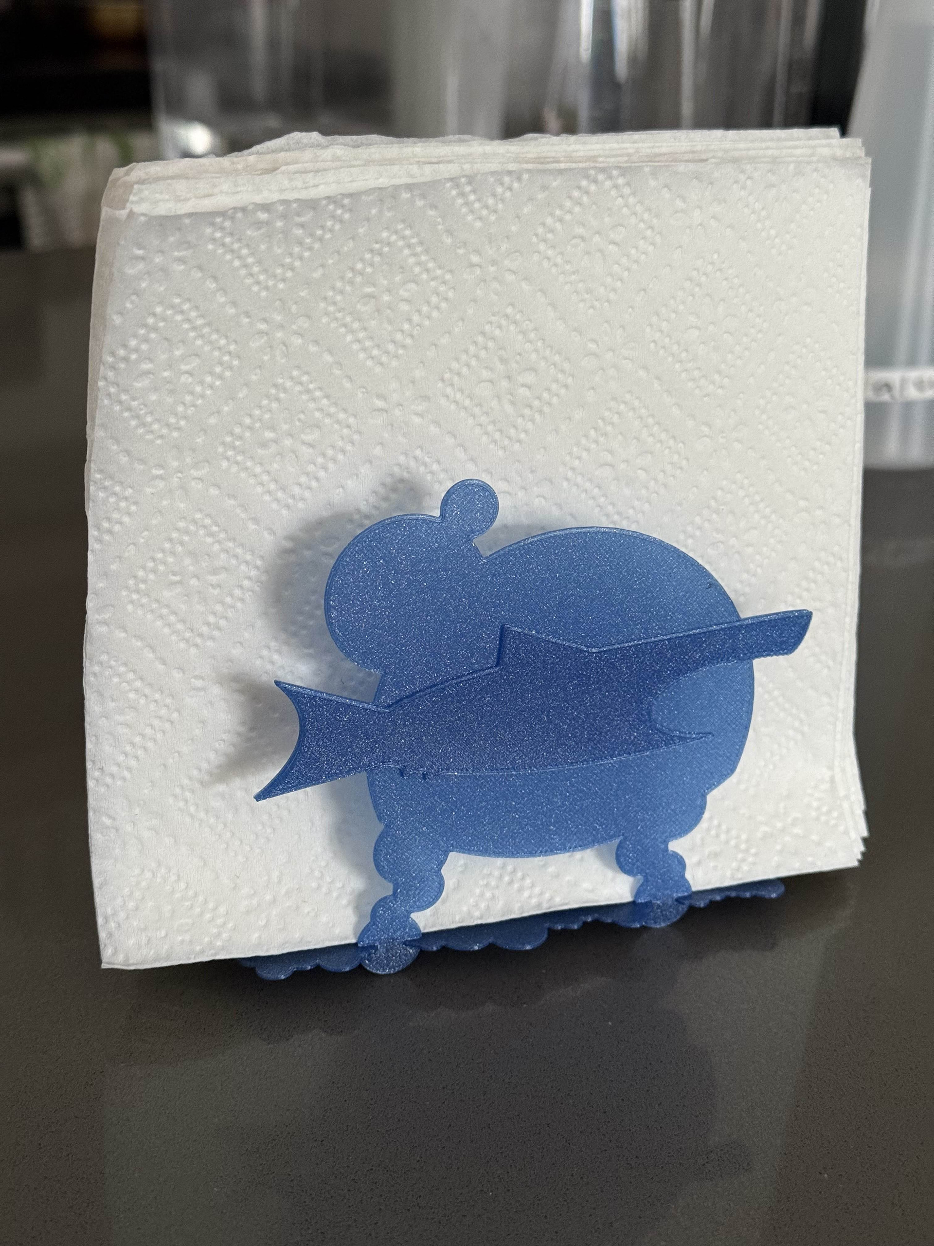 Napkin Holder in Use