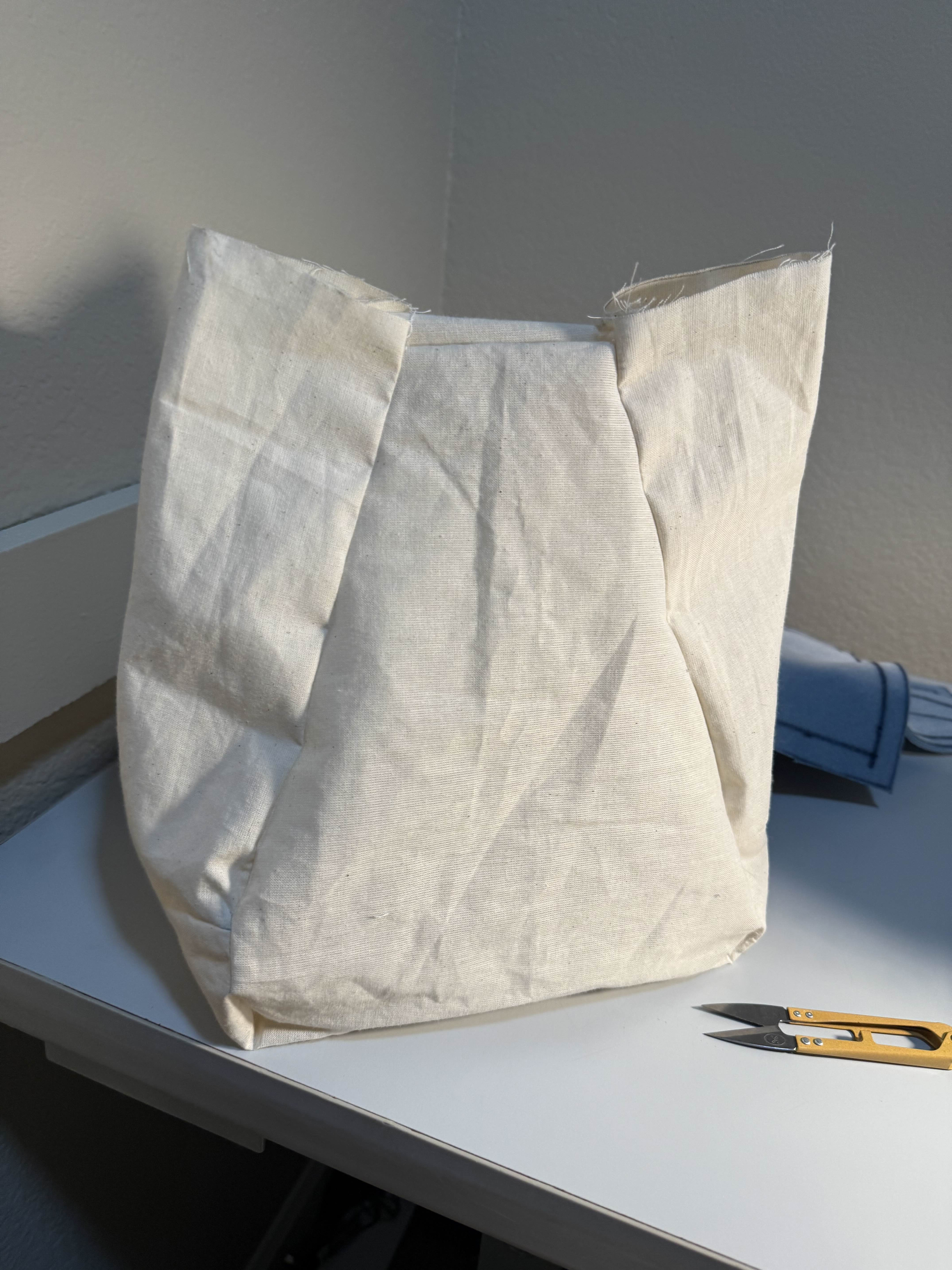 All Sides of the Material Sewn Together